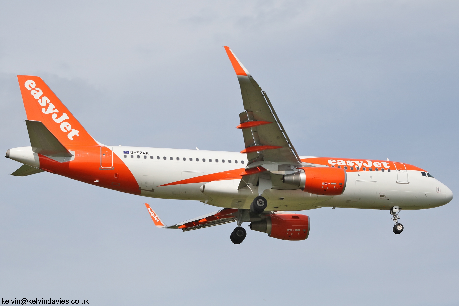 easyJet A320 G-EZRK