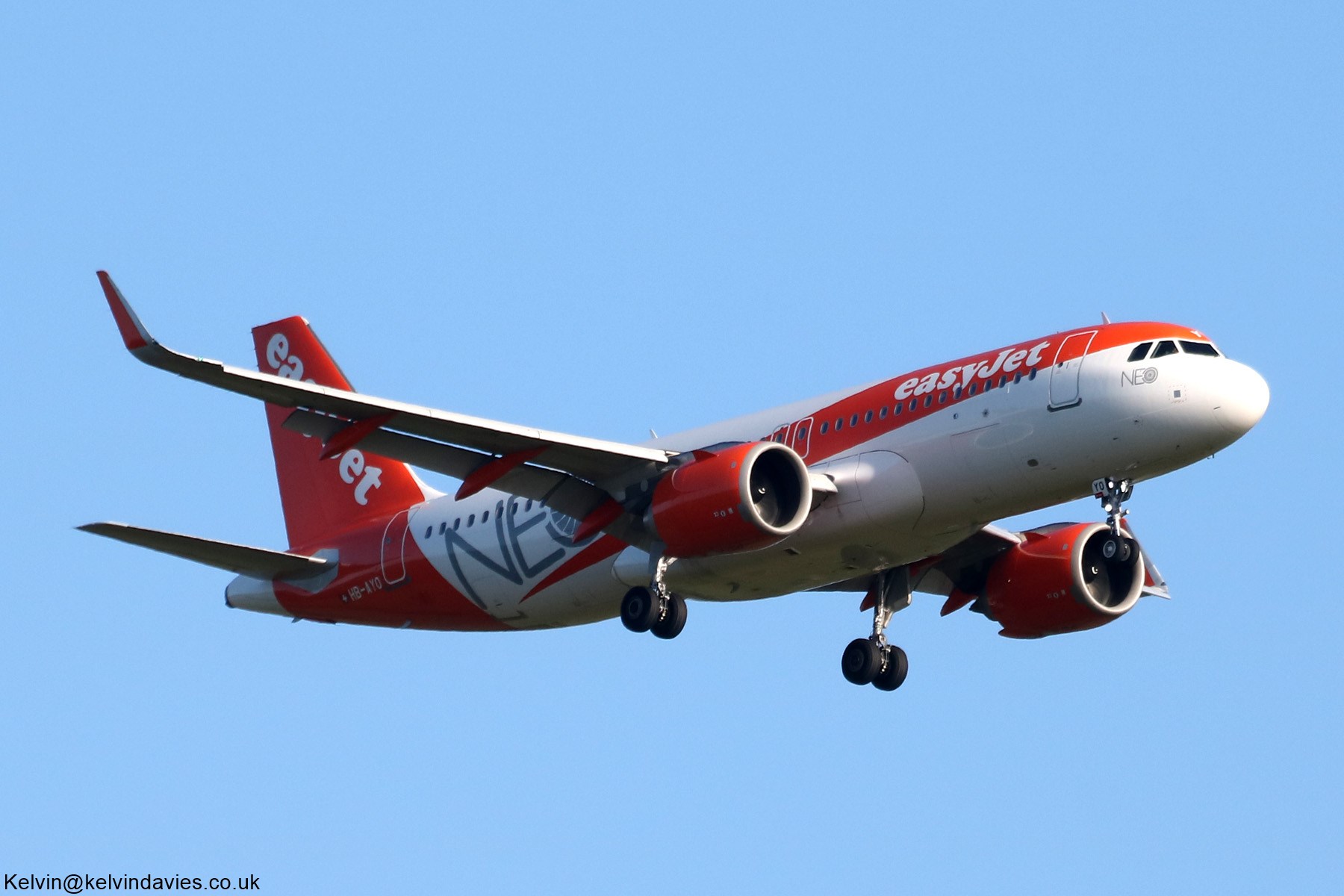 easyJet Switzerland A320 HB-AYO