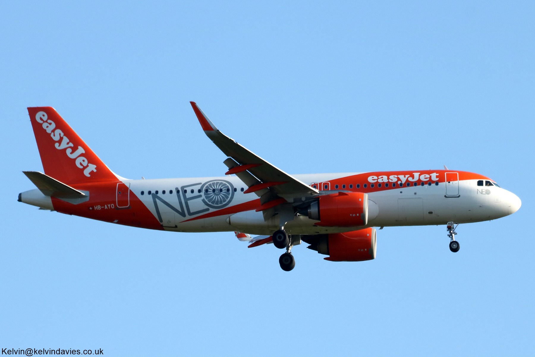 easyJet Switzerland A320 HB-AYO