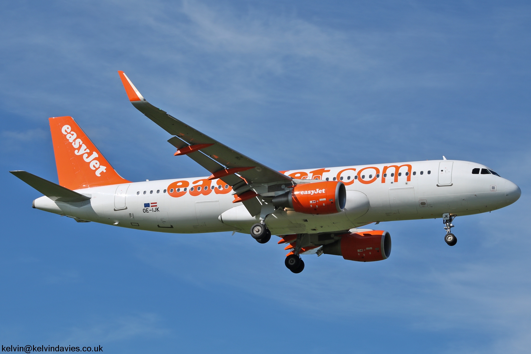 easyJet Europe A320 OE-IJK