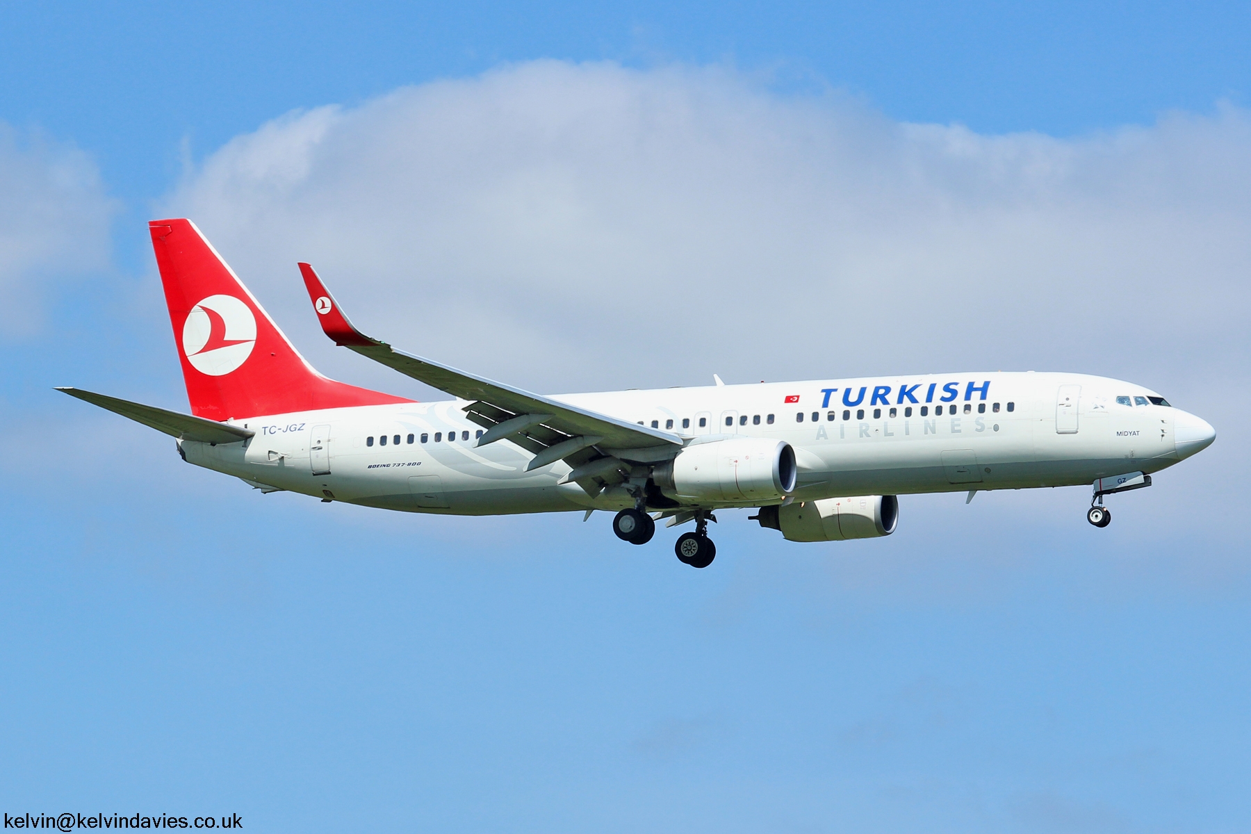 Turkish Airlines 737 TC-JGZ