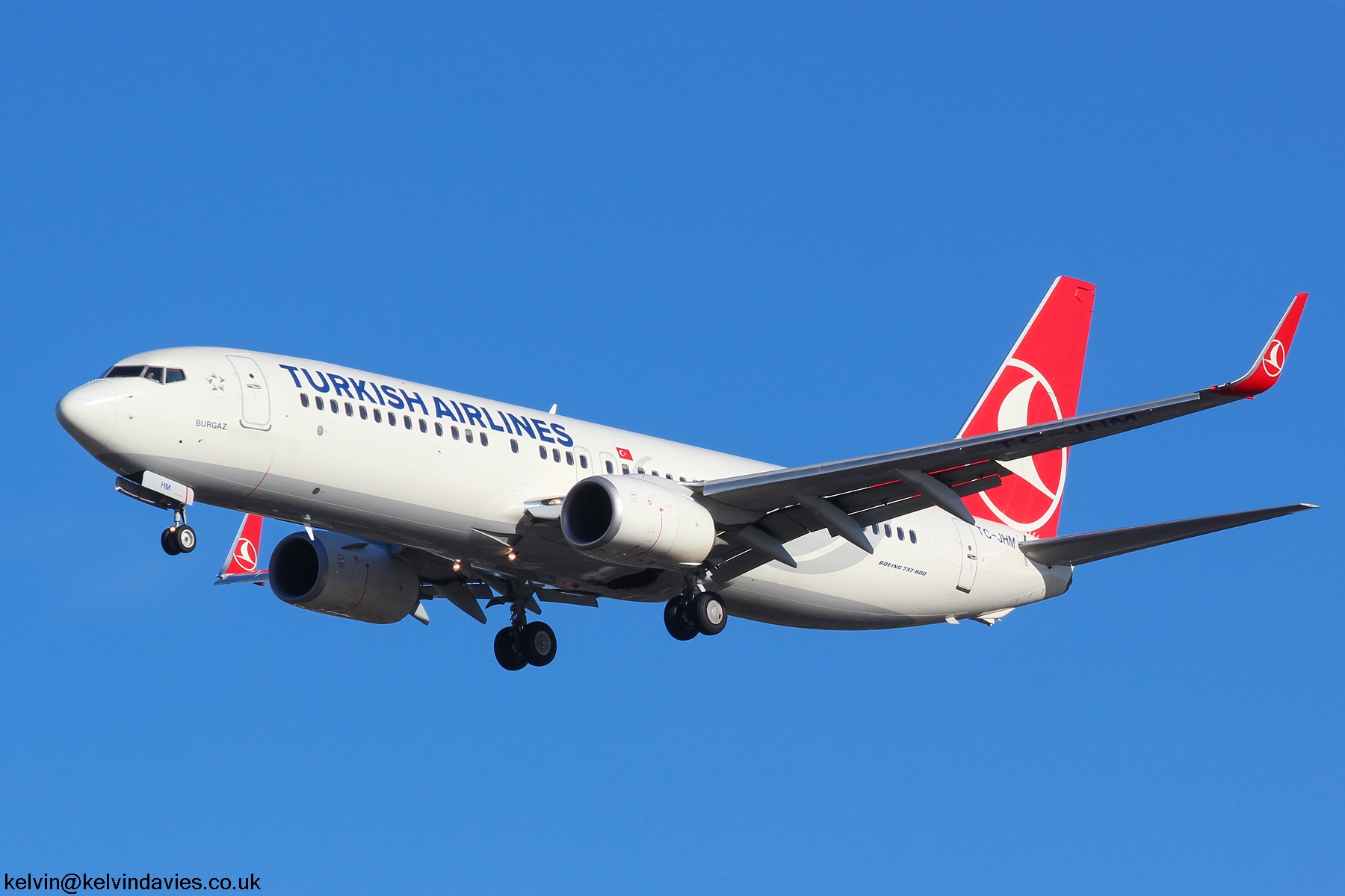 Turkish Airlines 737 TC-JHM