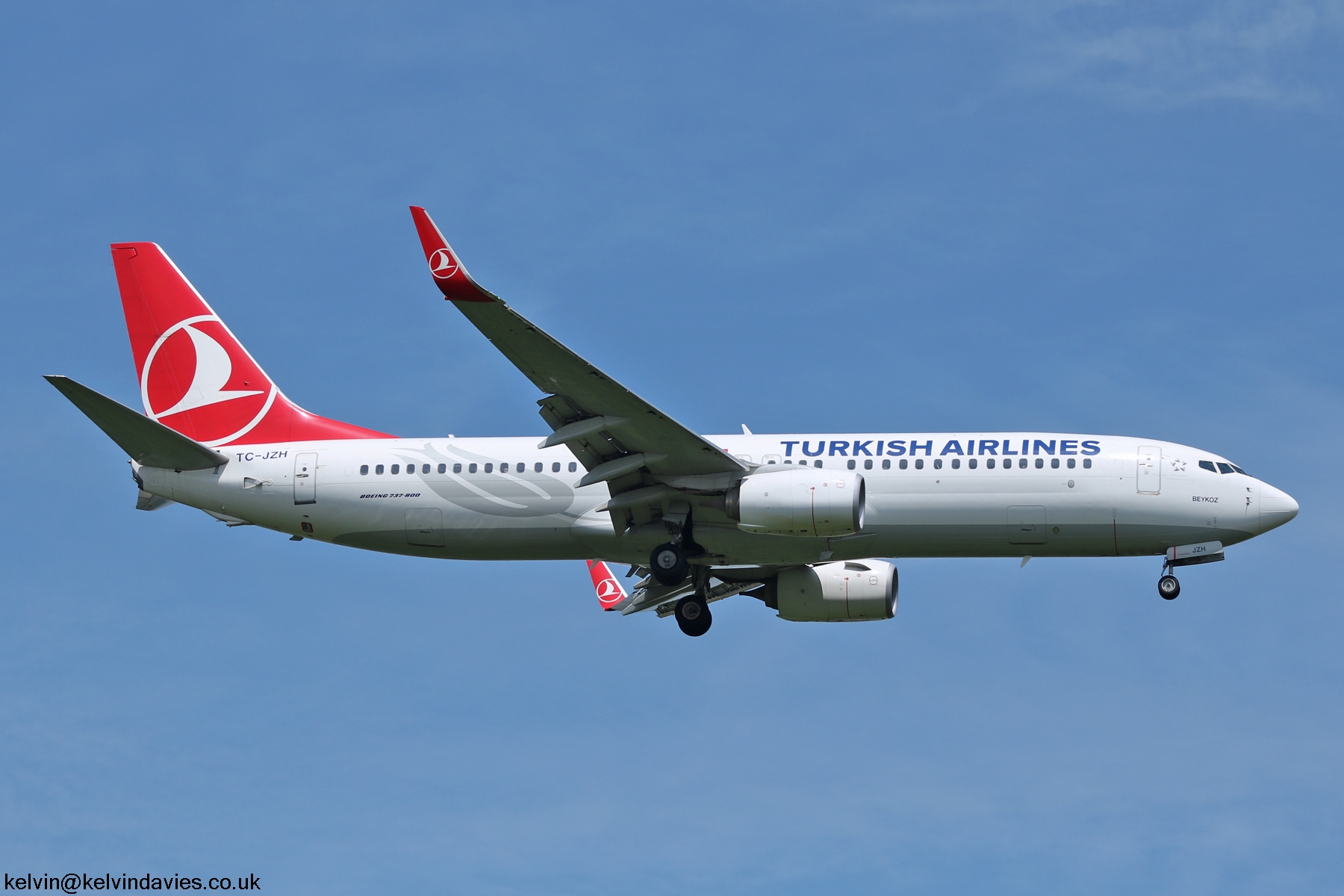 Turkish Airlines 737NG TC-JHZ