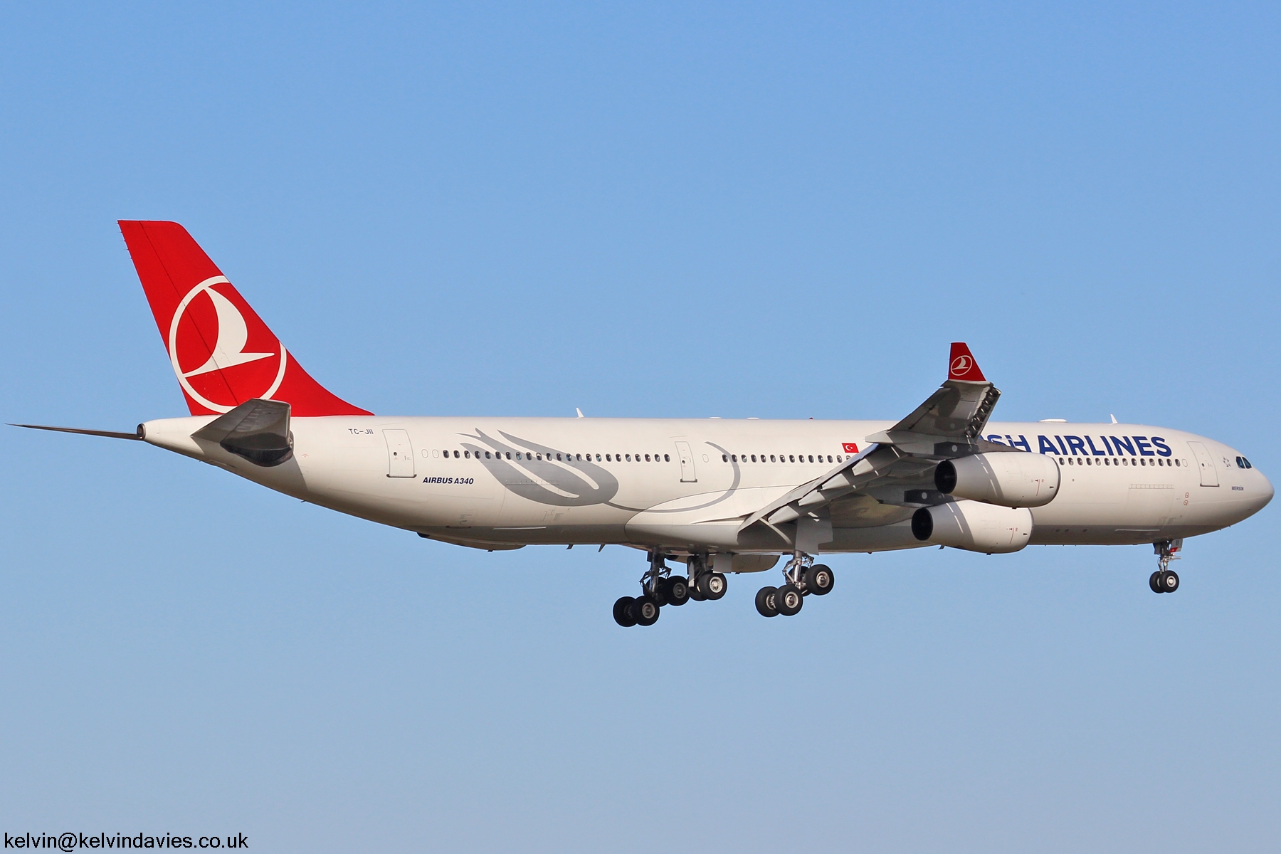 Turkish Airlines A340 TC-JII