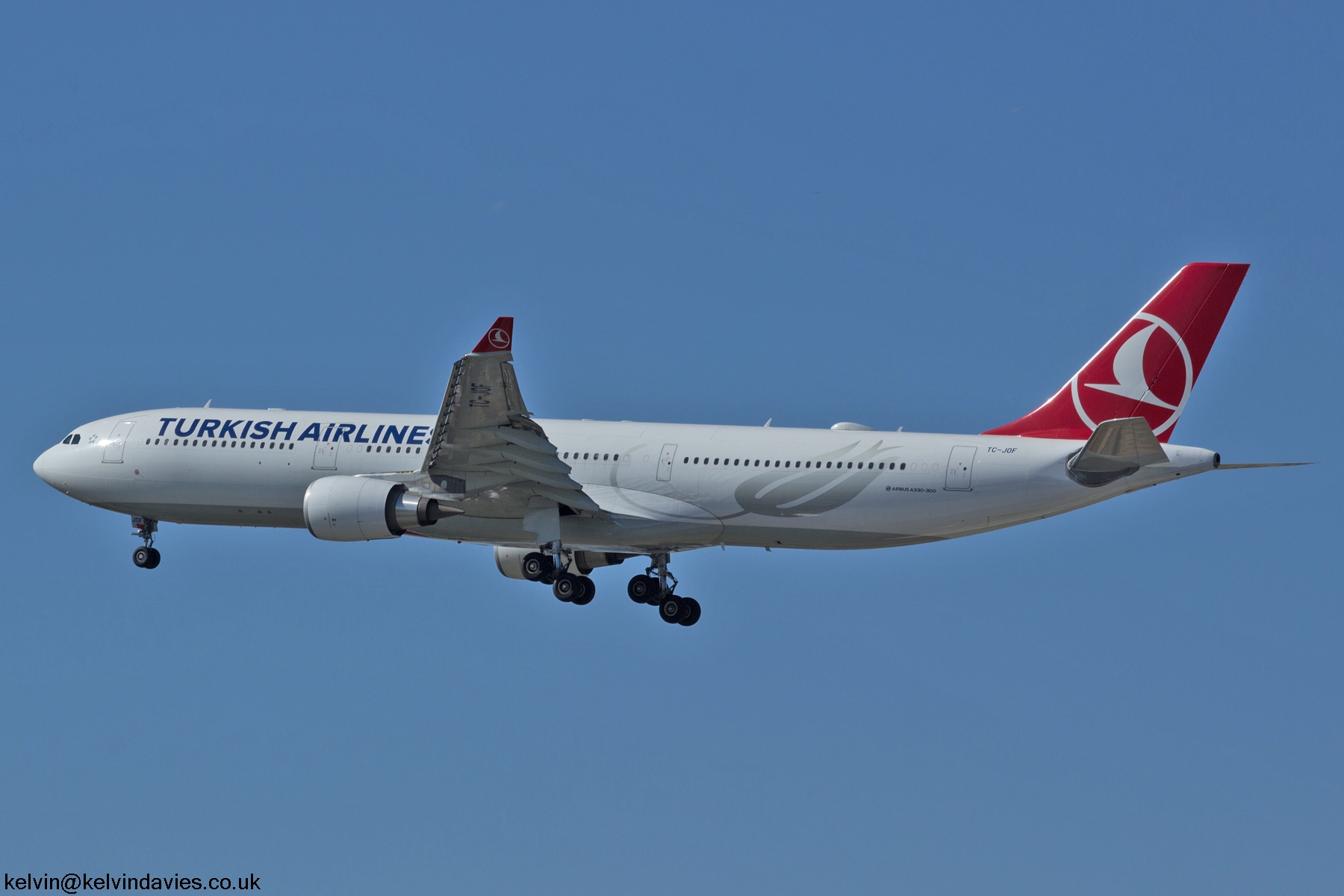 Turkish Airlines A330 TC-JOF