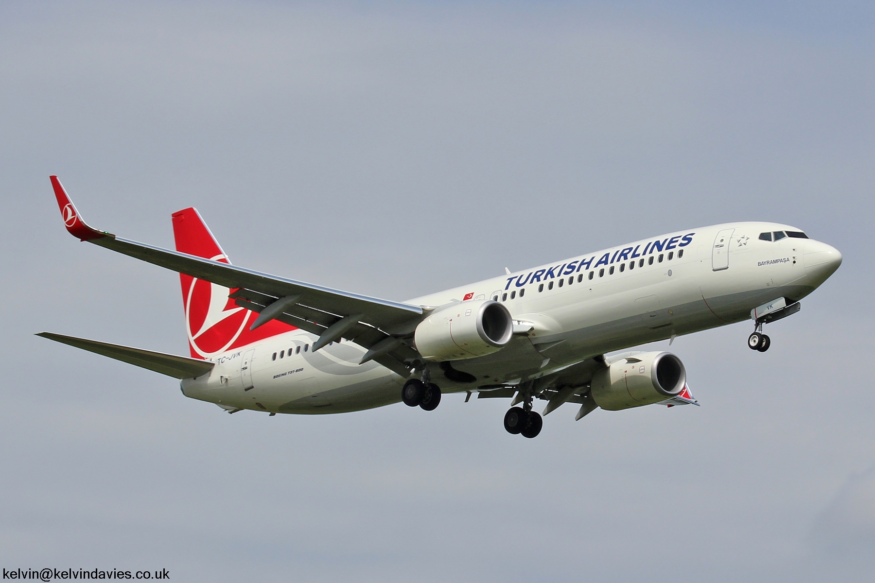 Turkish Airlines 737NG TC-JVA