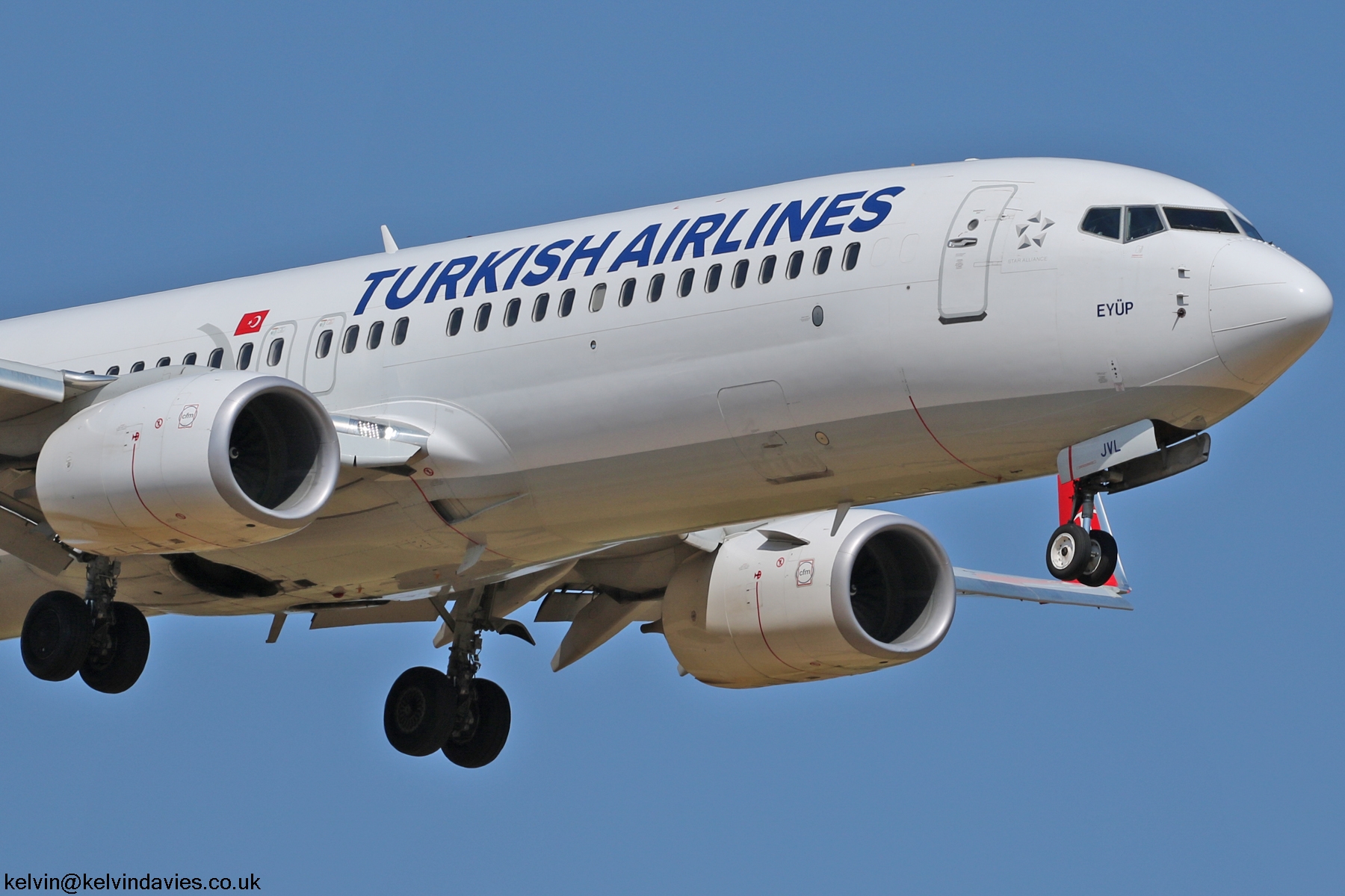 Turkish Airlines 737NG TC-JVL