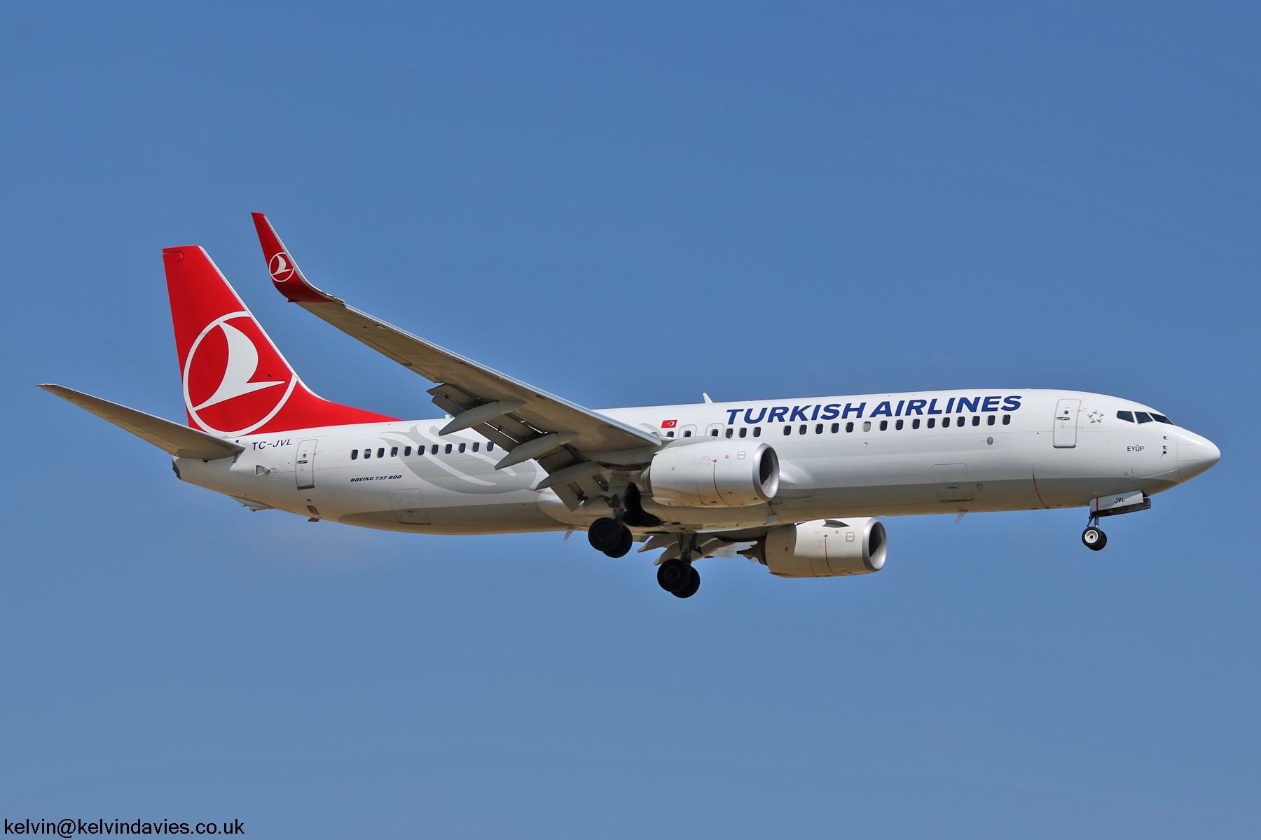 Turkish Airlines 737NG TC-JVL