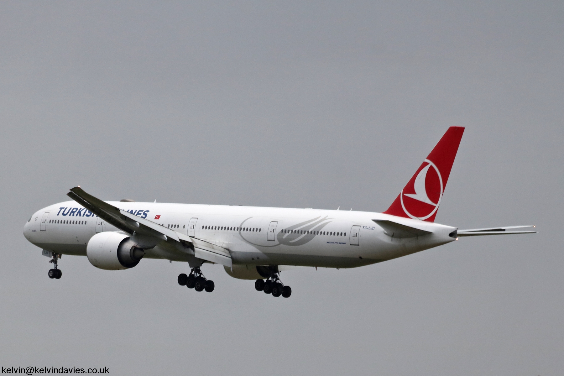 Turkish Airlines 777 TC-LJD