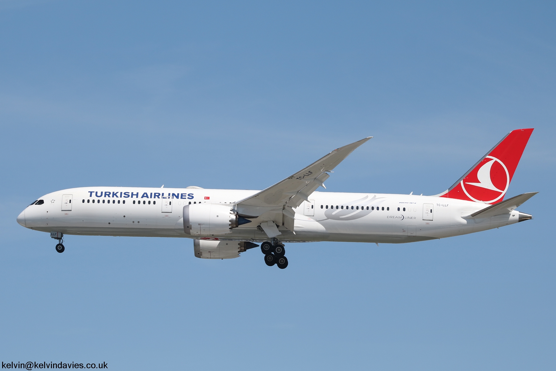 Turkish Airlines 787 TC-LLF