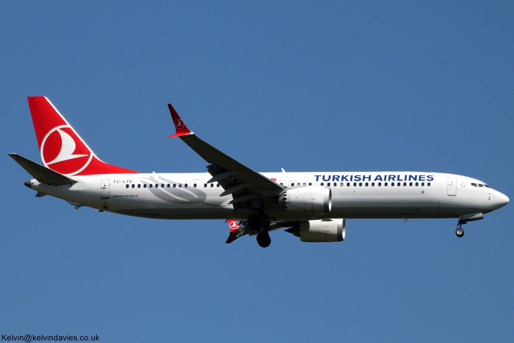 Turkish Airlines 737MAX TC-LYE