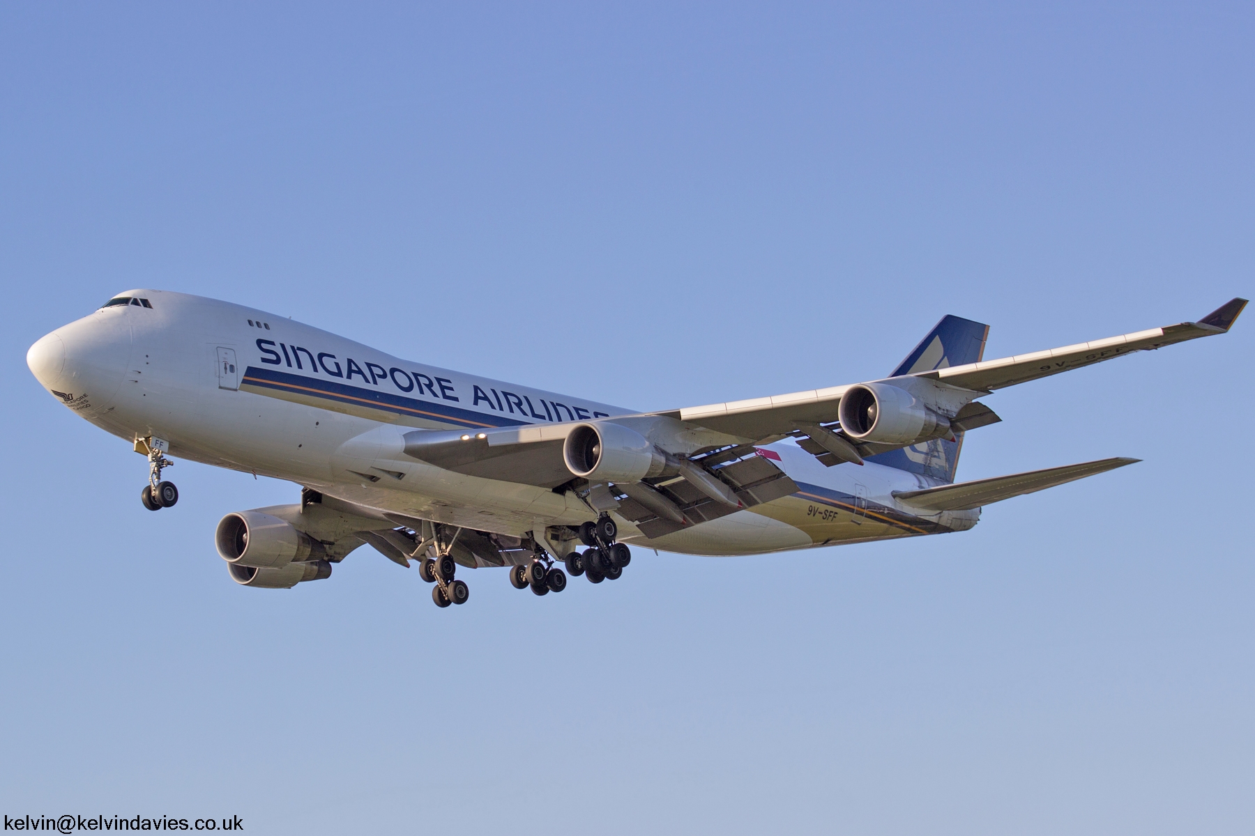 Singapore Airlines 747 9V-SFF