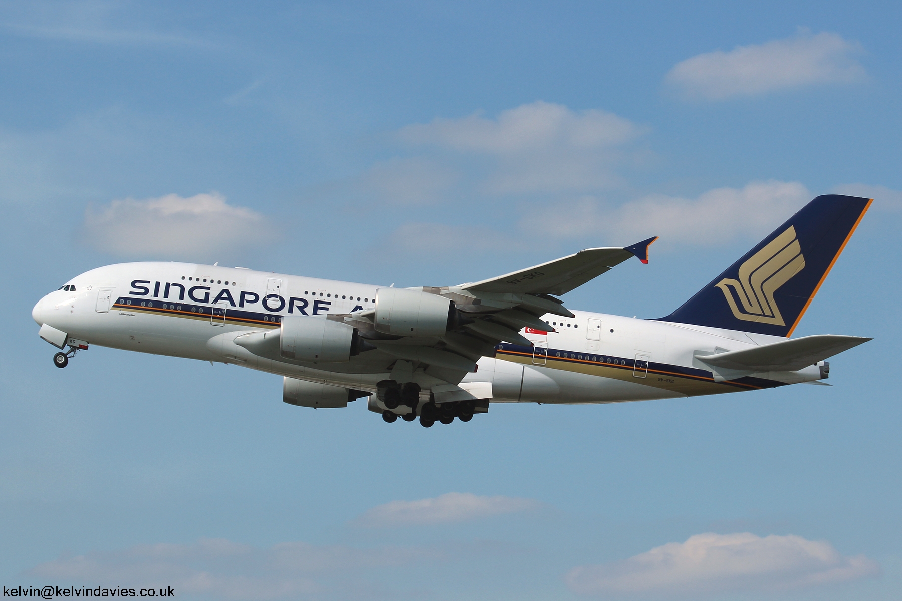 Singapore Airlines A380 9V-SKG