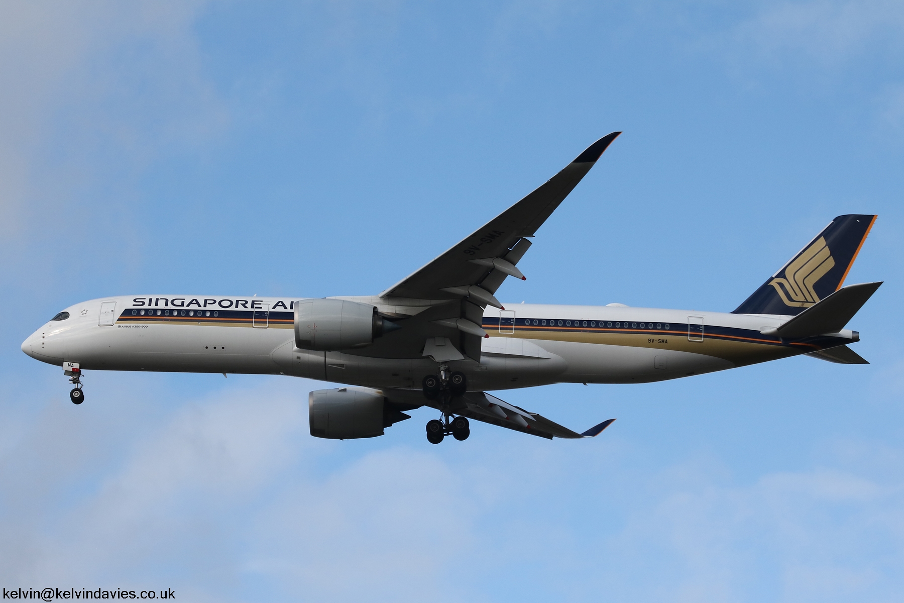 Singapore Airlines A350 9V-SMA