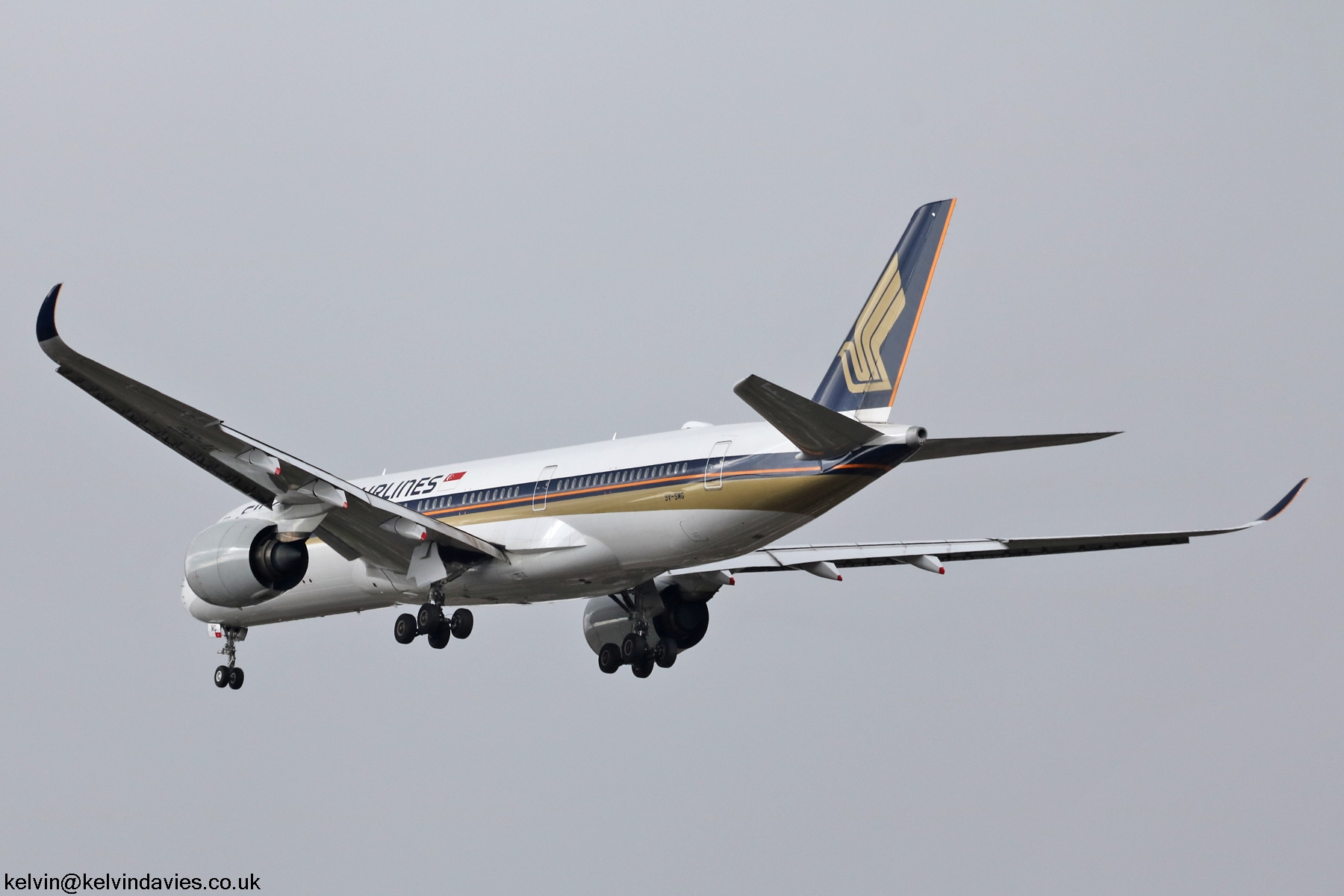 Singapore Airlines A350 9V-SMG