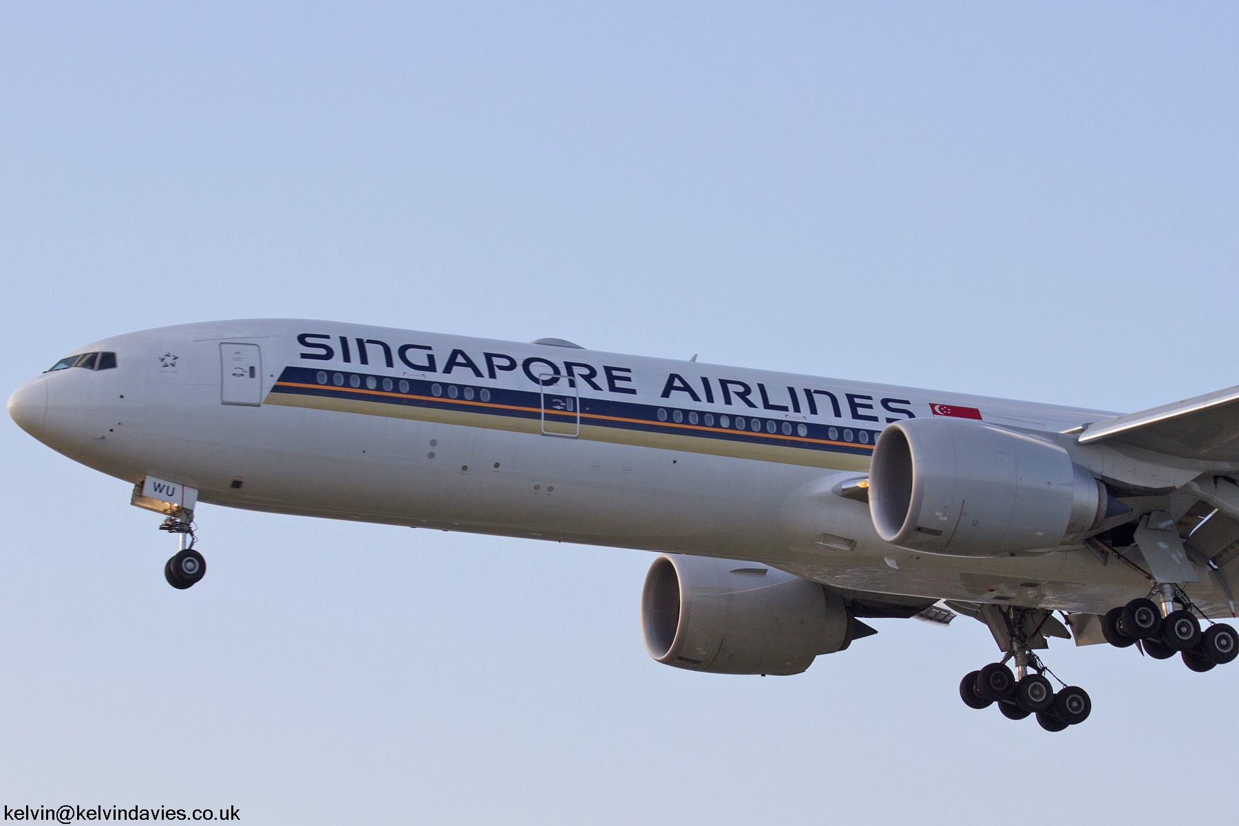 Singapore Airlines 777  9V-SWU