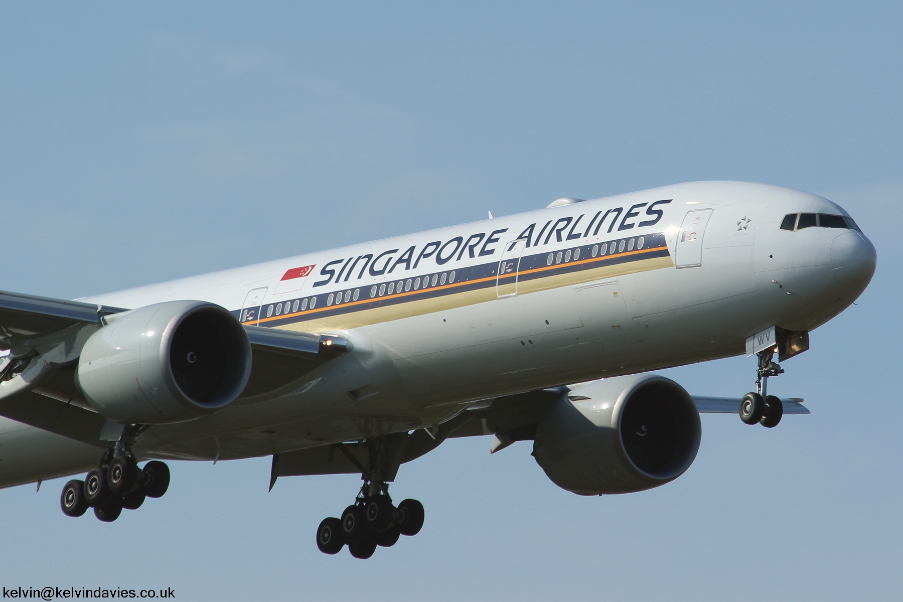 Singapore Airlines 777 9V-SWV