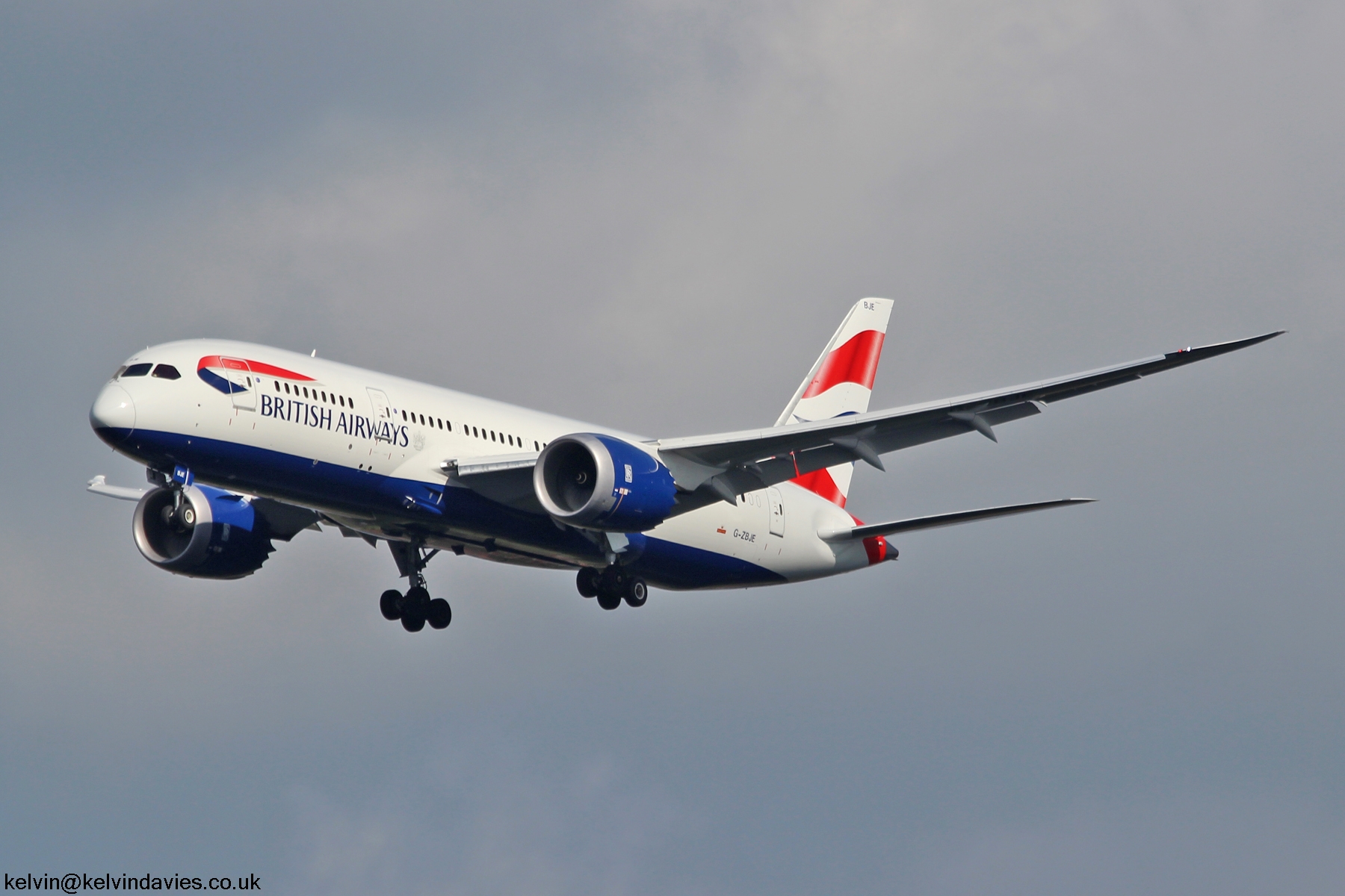 British Airways 787 G-ZBJE