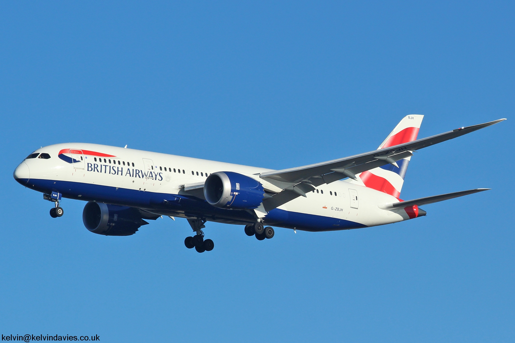 British Airways 787 G-ZBJH