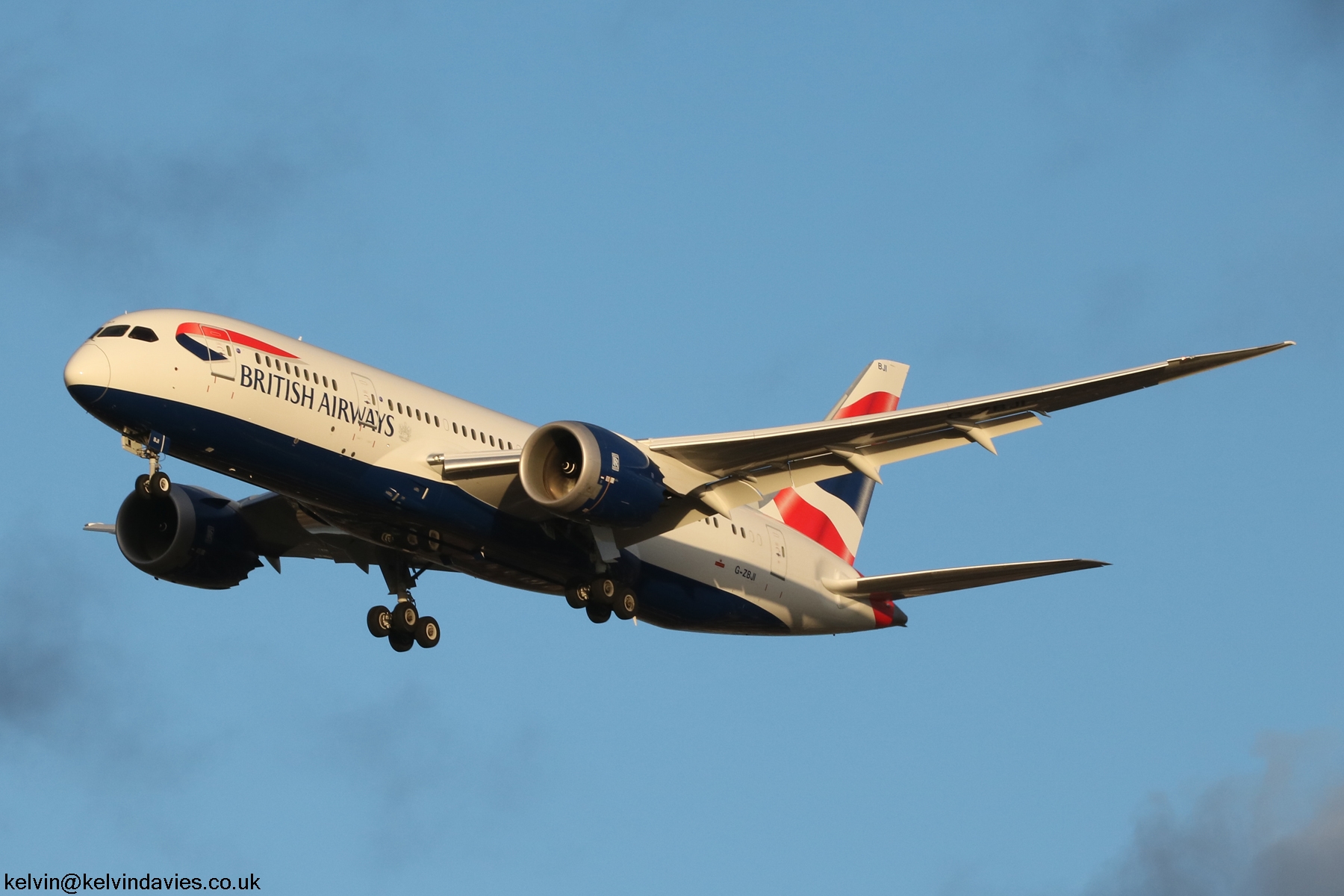 British Airways 787 G-ZBJI