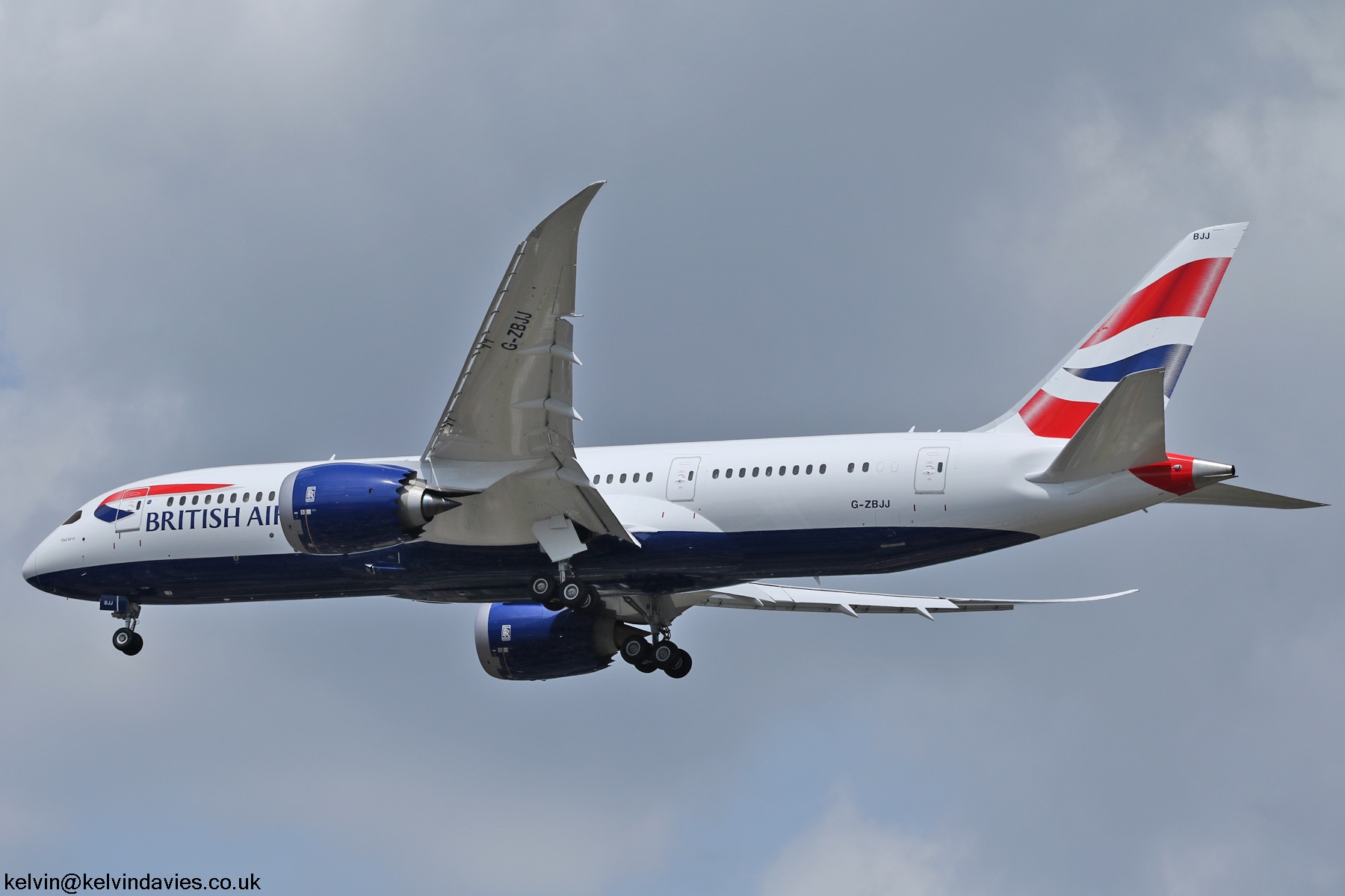 British Airways 787 G-ZBJJ