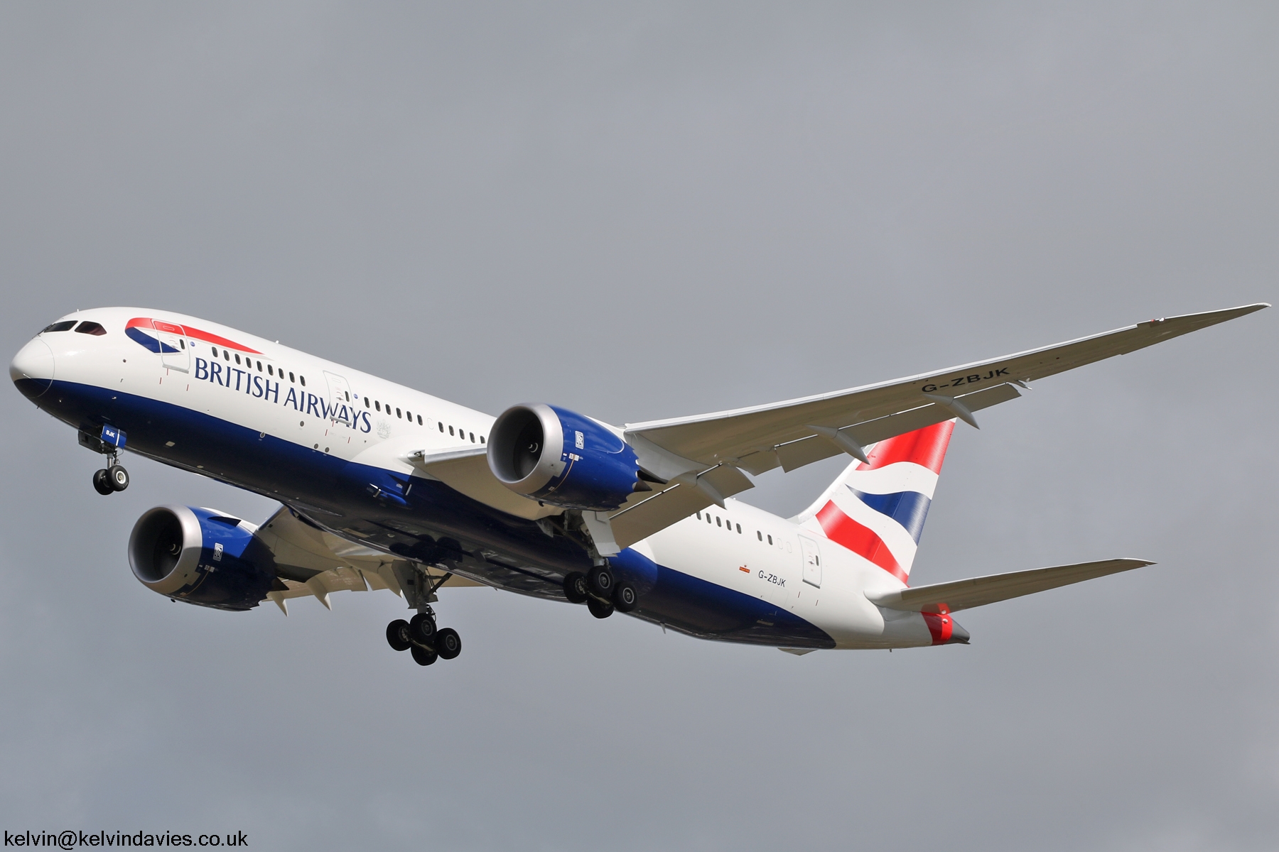 British Airways 787 G-ZBJK