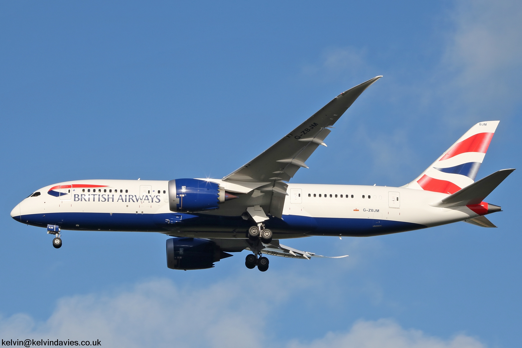 British Airways 787 G-ZBJM