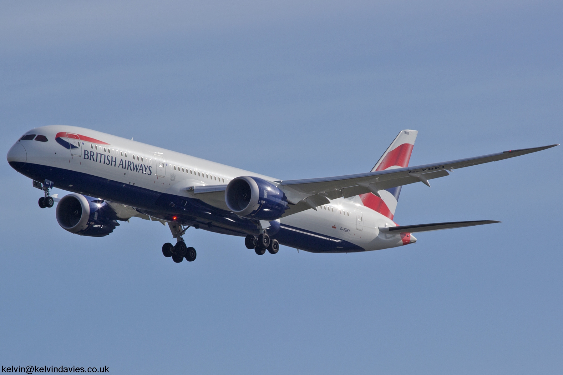 British Airways 787 G-ZBKI