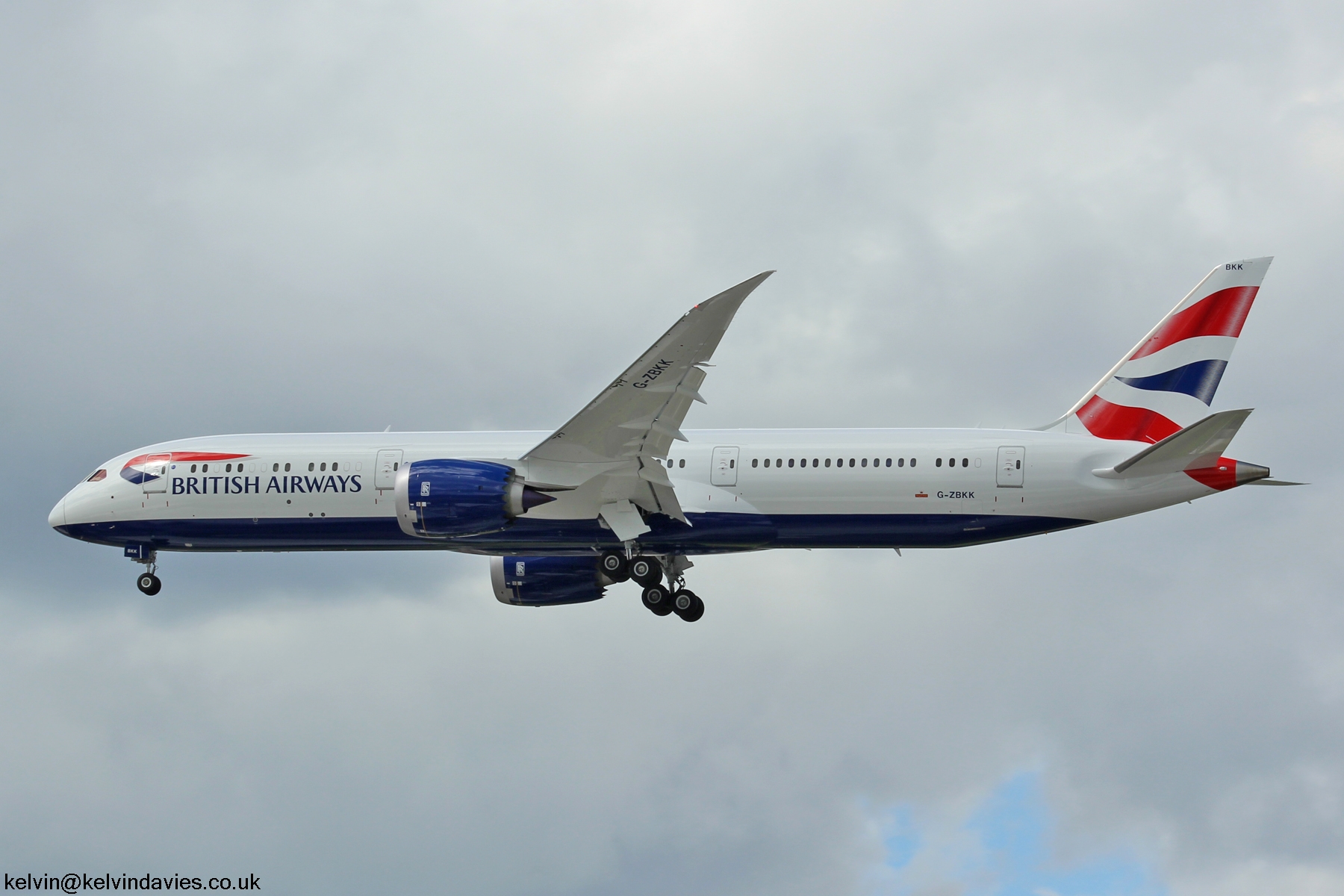 British Airways 787 G-ZBKK
