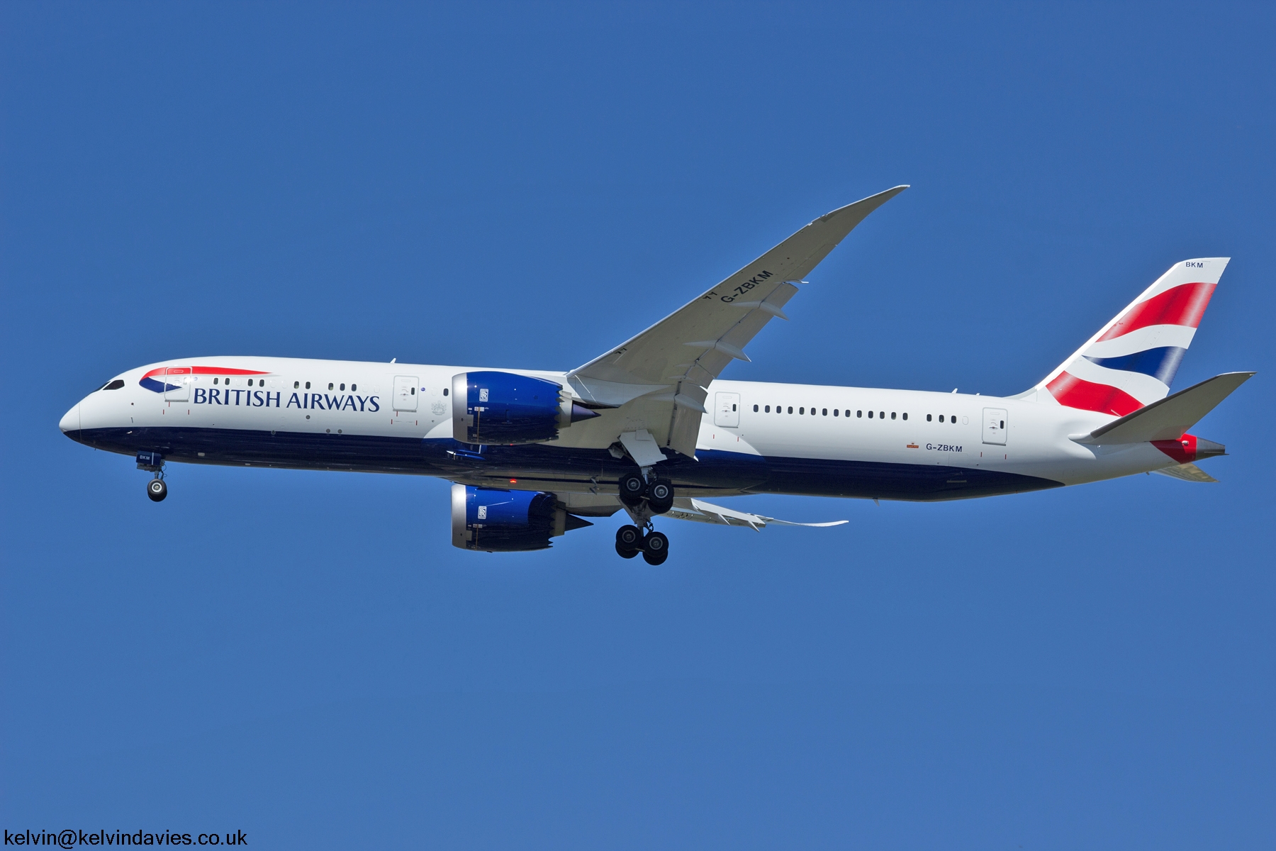 British Airways 787 G-ZBKM