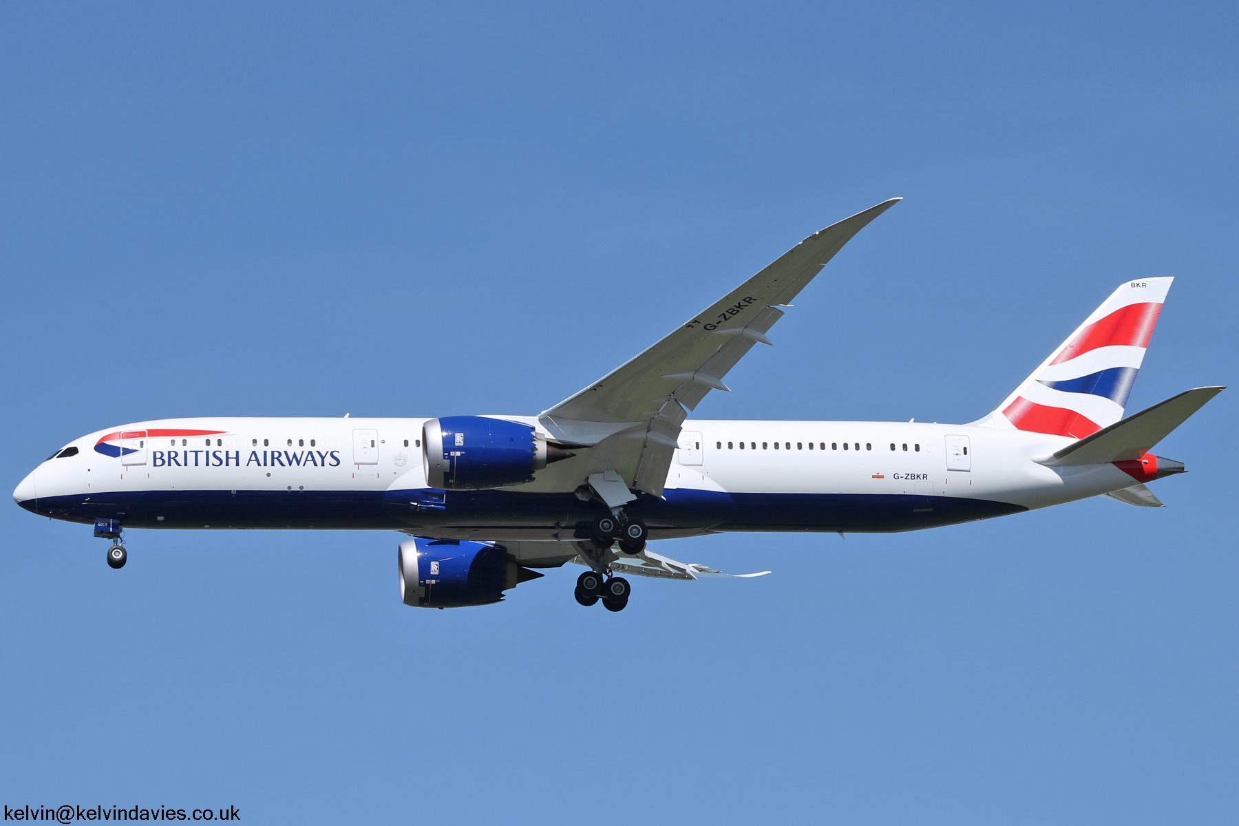 British Airways 787 G-ZBKR