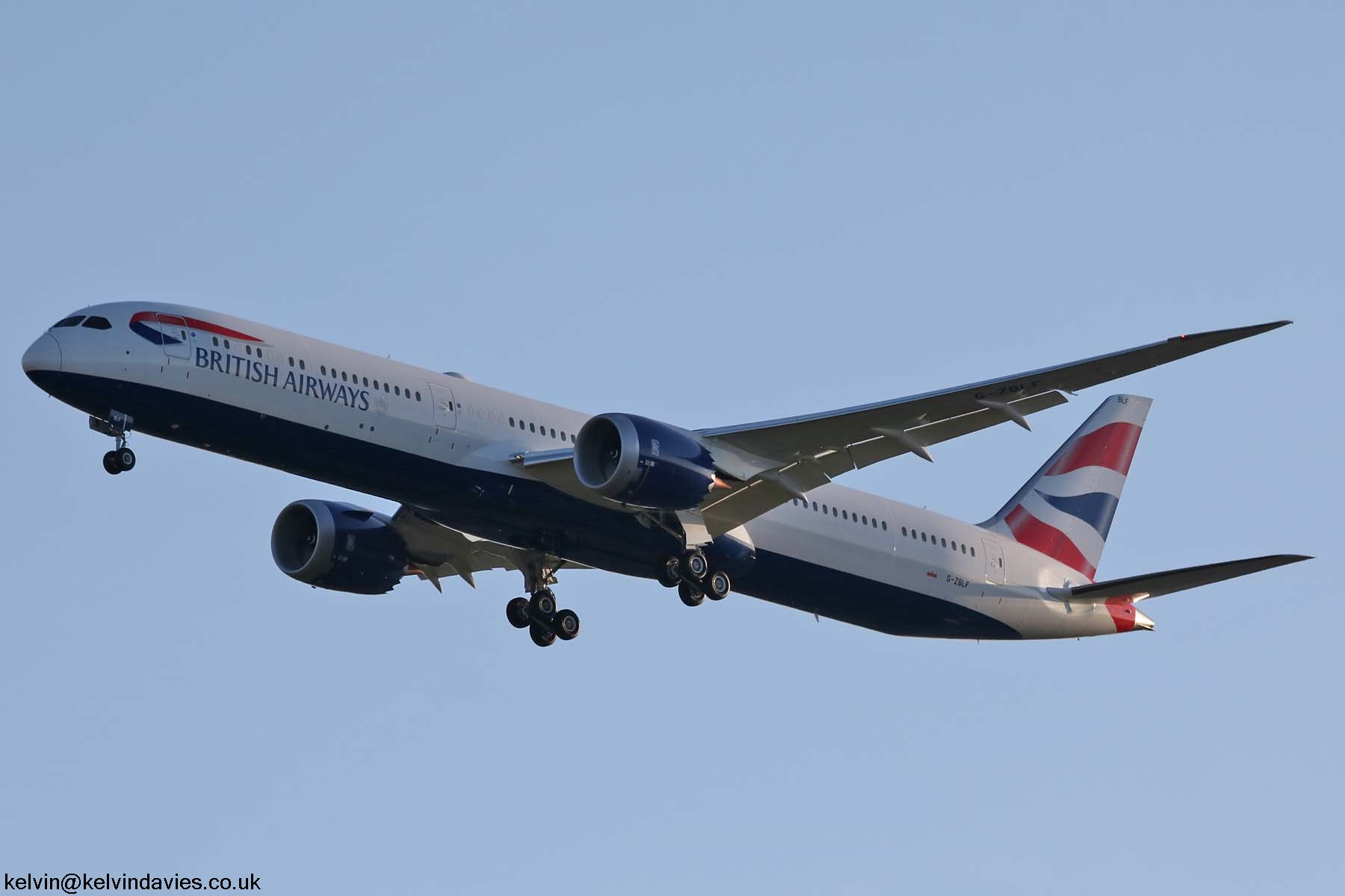 British Airways 787 G-ZBLF