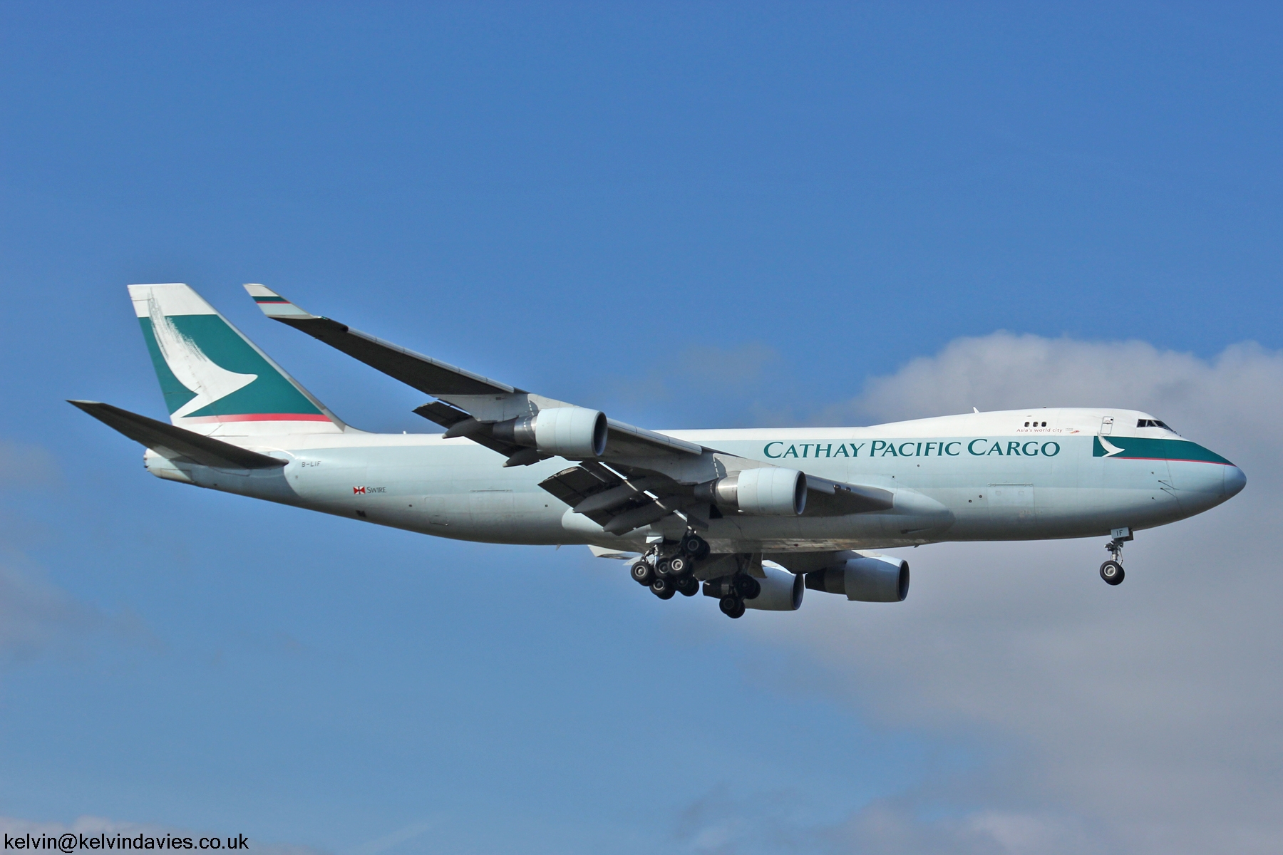 Cathay Pacific Airways 747 B-LIF