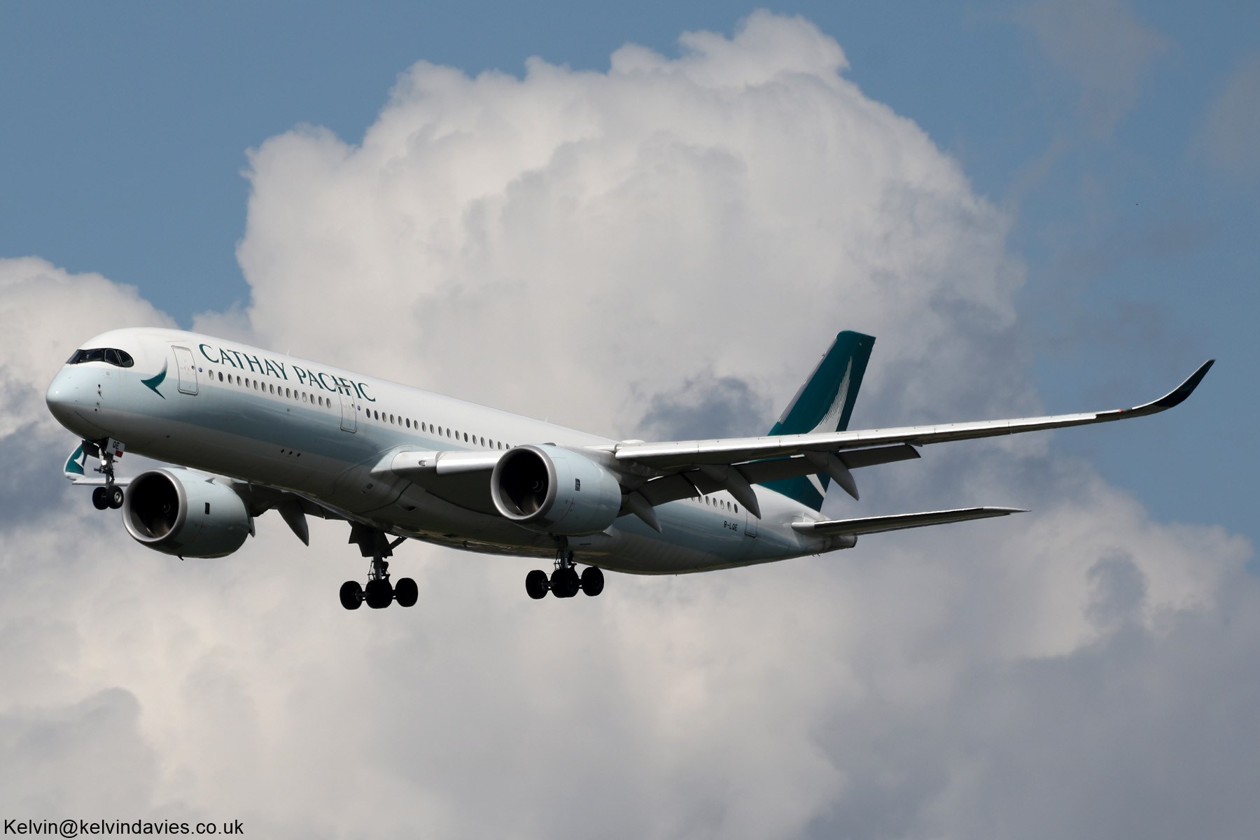Cathay Pacific A350 B-LQE