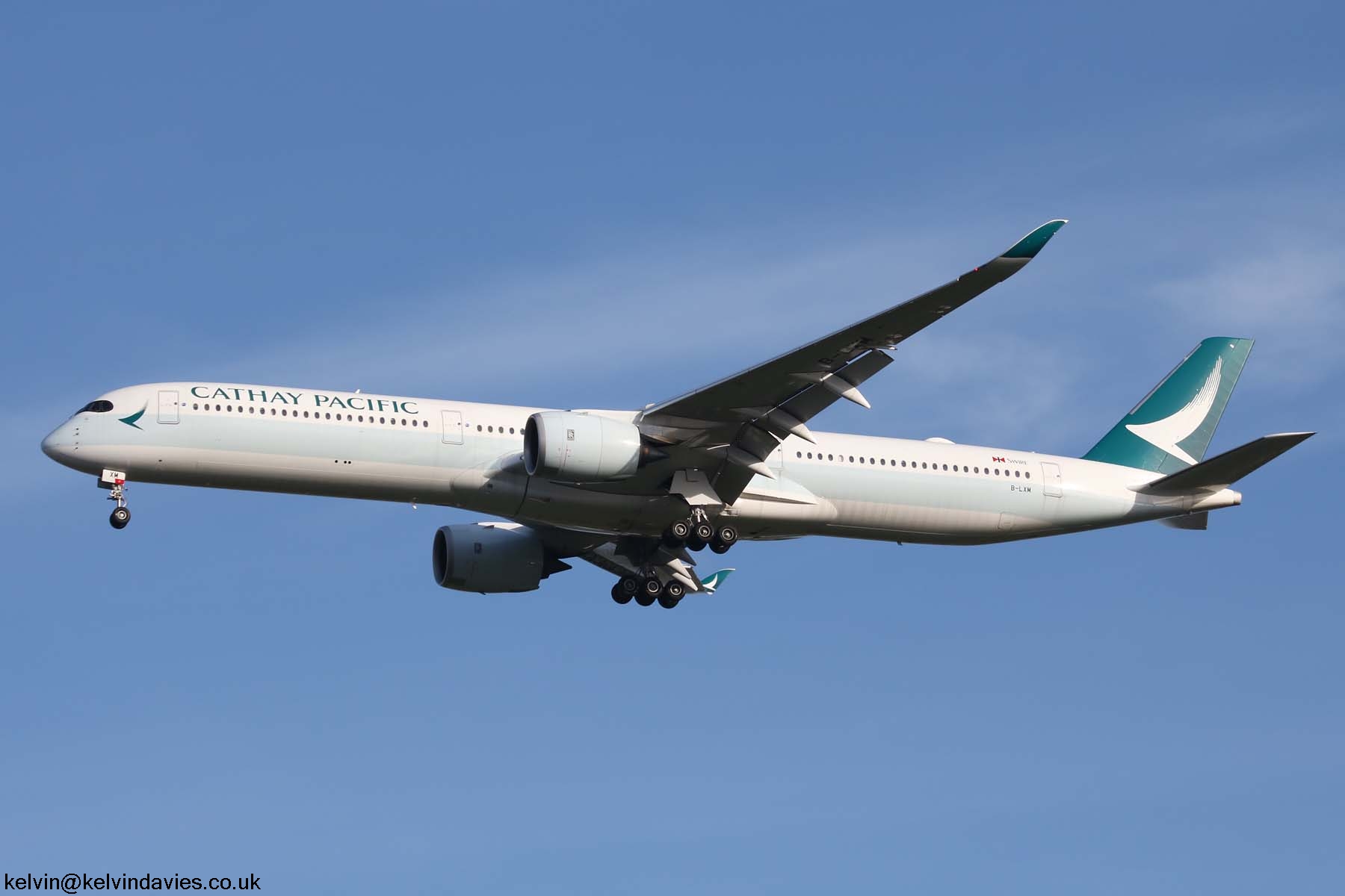 Cathay Pacific Airways A350 B-LXM