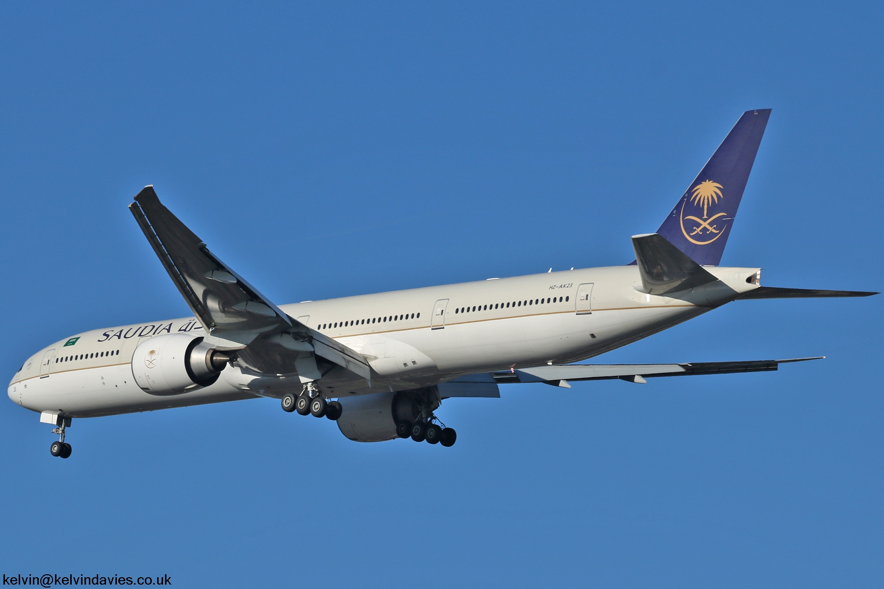 Saudi Arabian 777 HZ-AK23