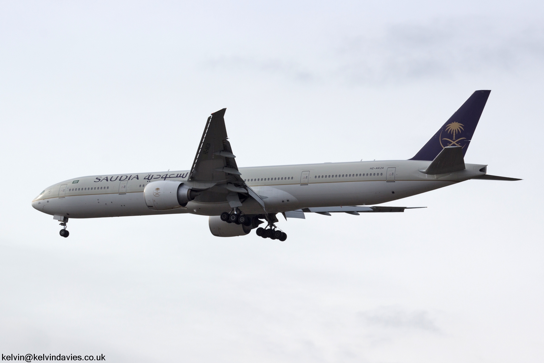 Saudi Arabian 777 HZ-AK24