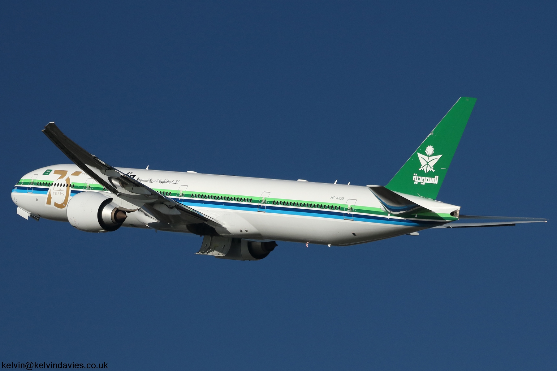 Saudi Arabian 777 HZ-AK28