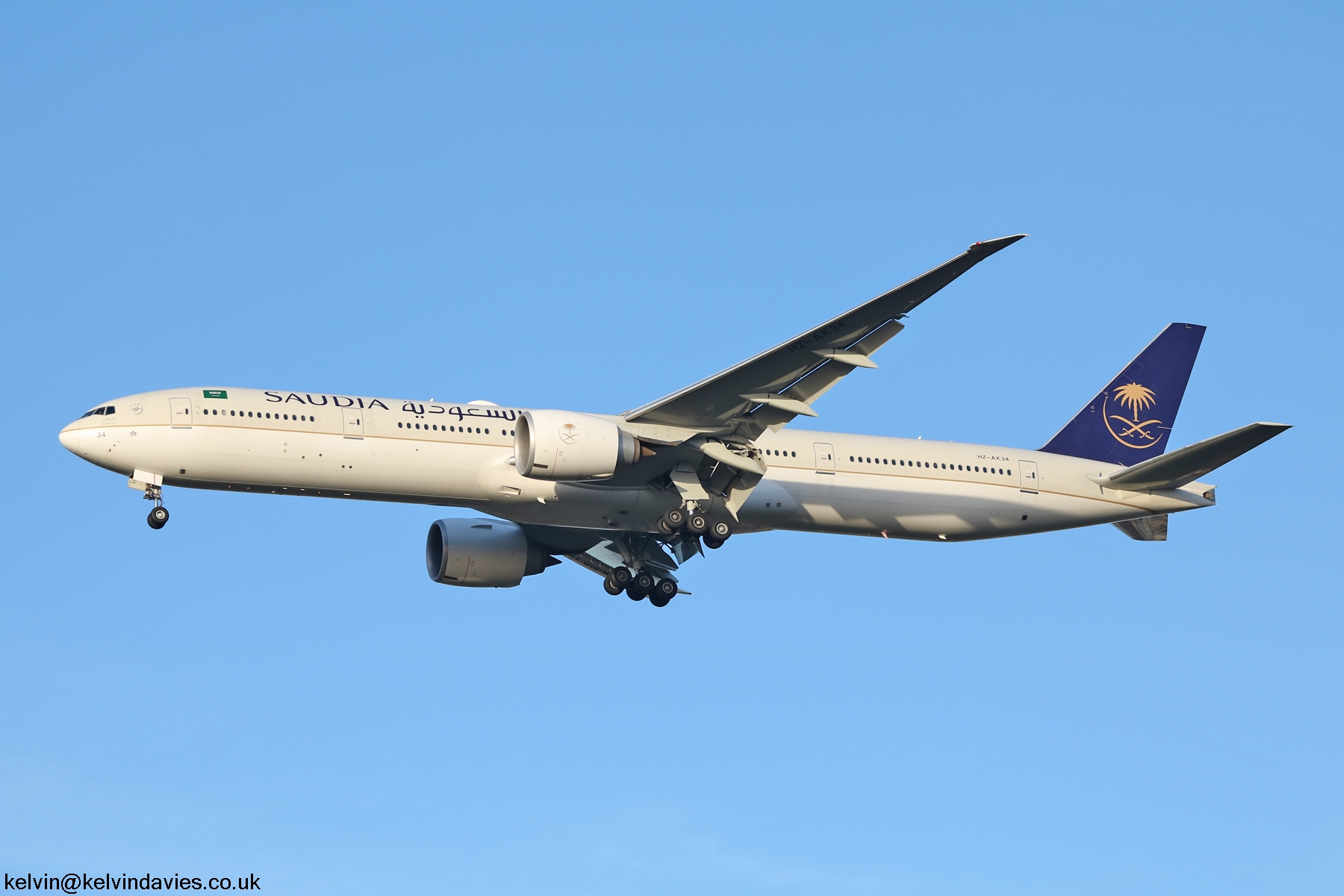 Saudi Arabian 777 HZ-AK34