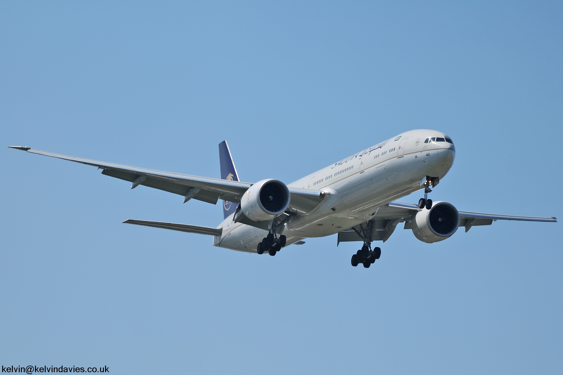 Saudi Arabian Airlines 777 HZ-AK40