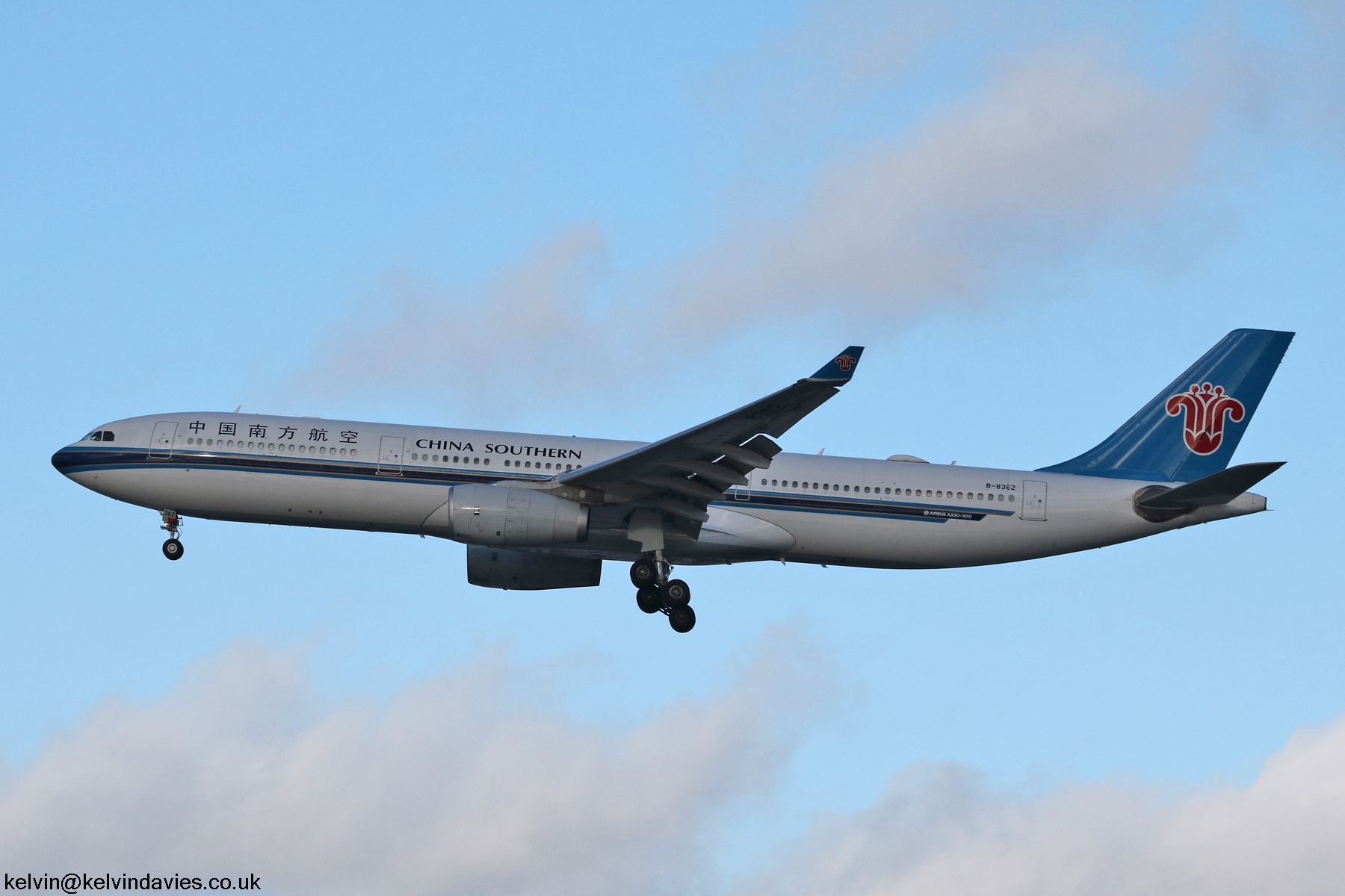 China Southern A330 B-8362