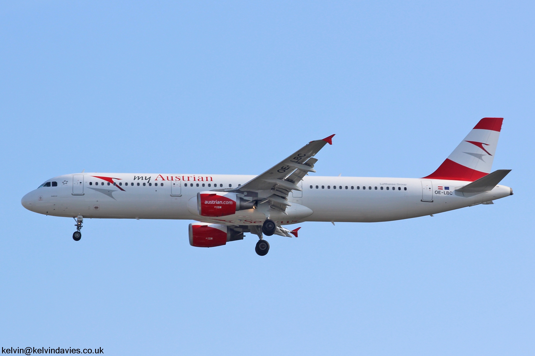 Austrian Airlines A321 OE-LBC