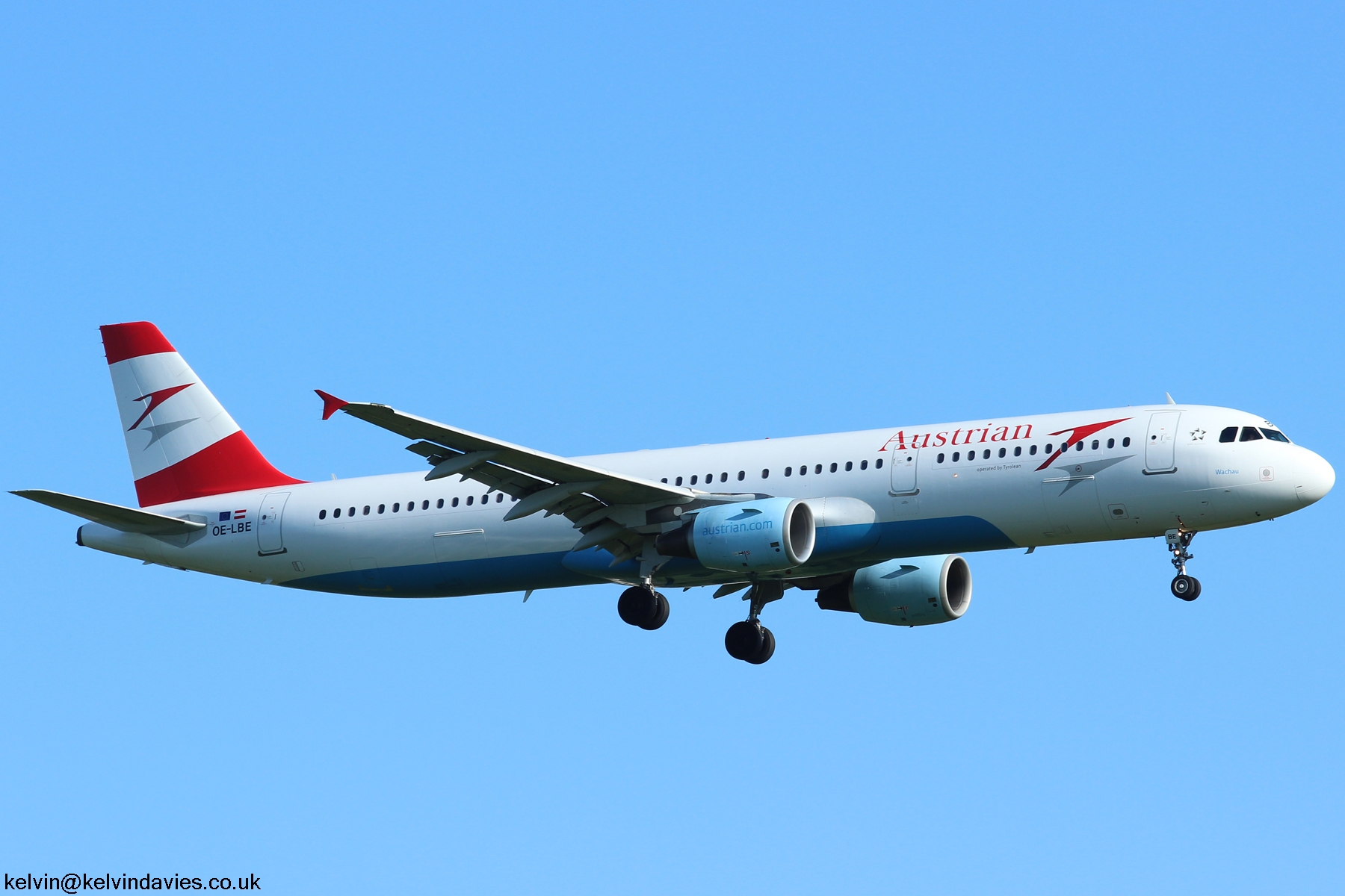 Austrian Airlines A321 OE-LBE