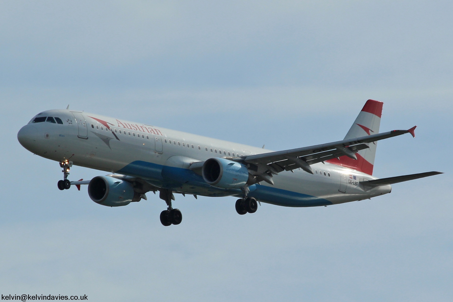 Austrian Airlines A321 OE-LBF