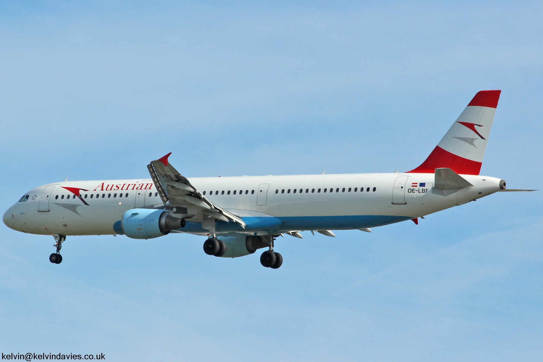 Austrian Airlines A321 OE-LBF