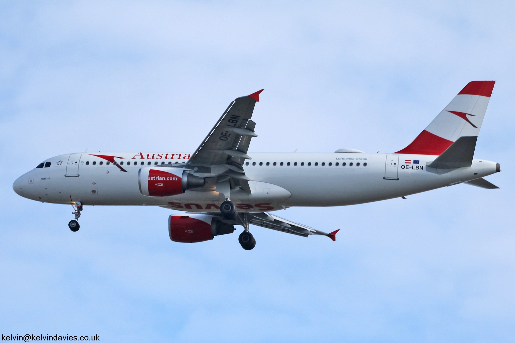 Austrian Airlines A320 OE-LBN