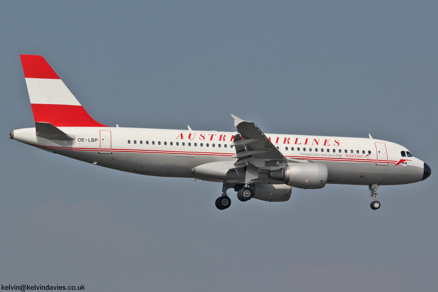 Austrian Airlines A320 OE-LBP