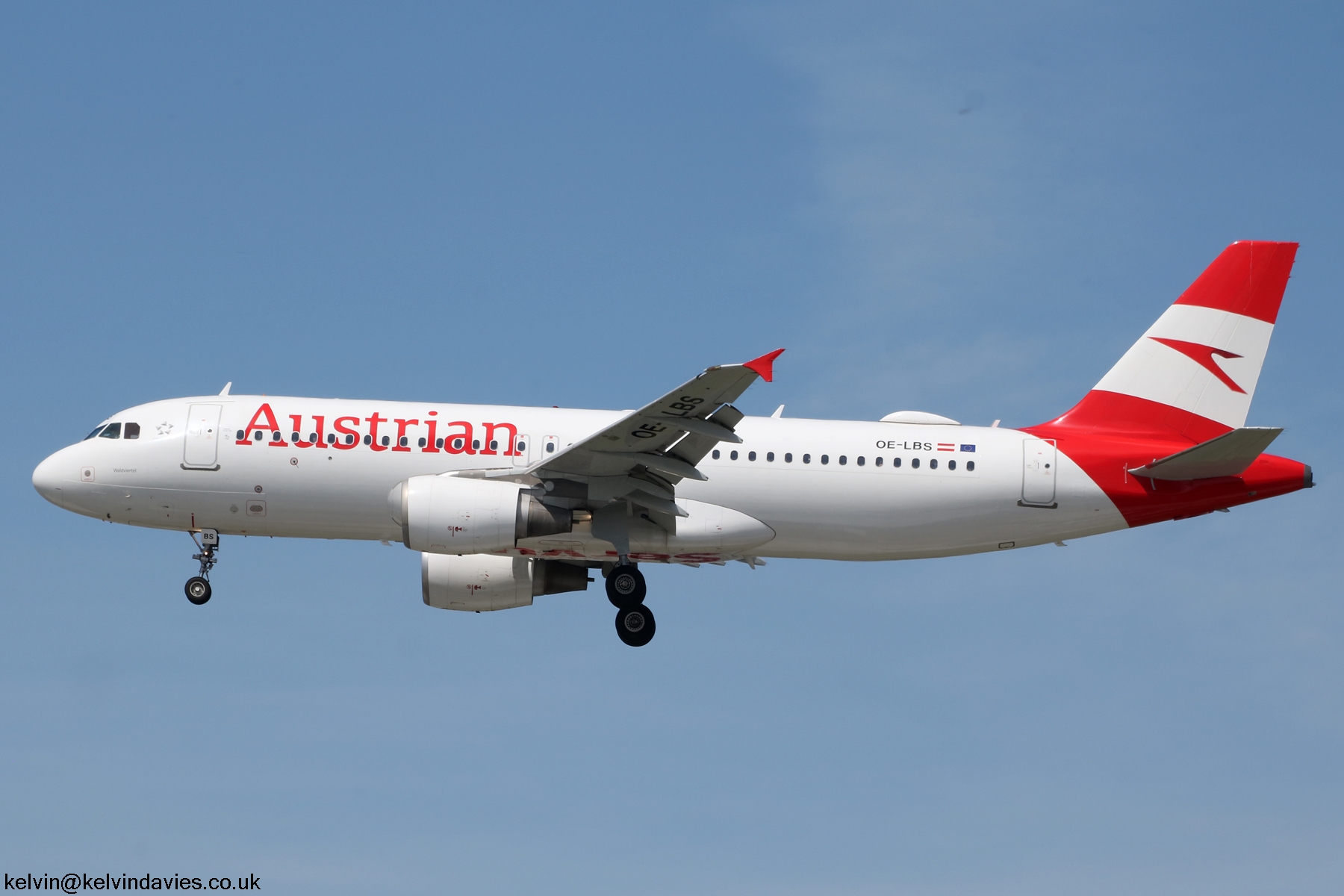 Austrian Airlines A320 OE-LBS