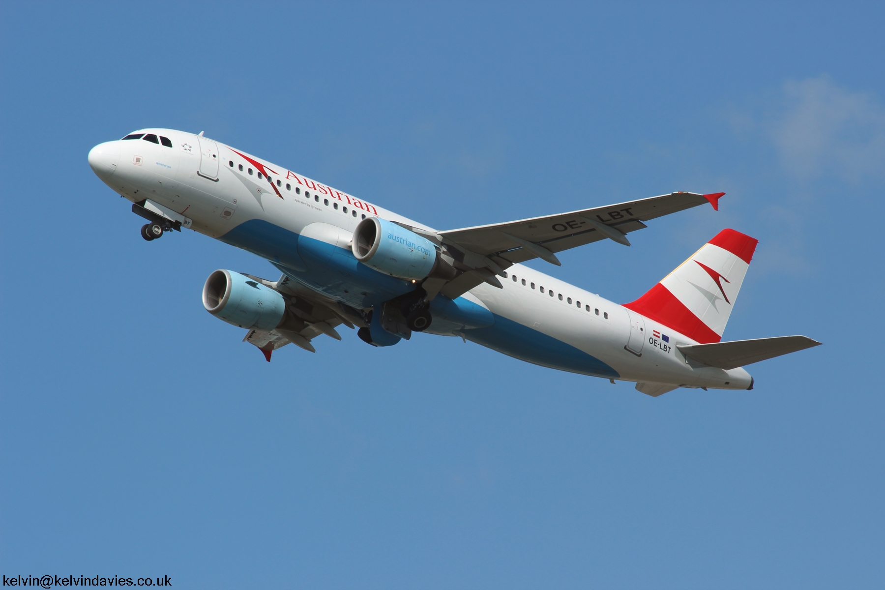 Austrian Airlines A320 OE-LBT