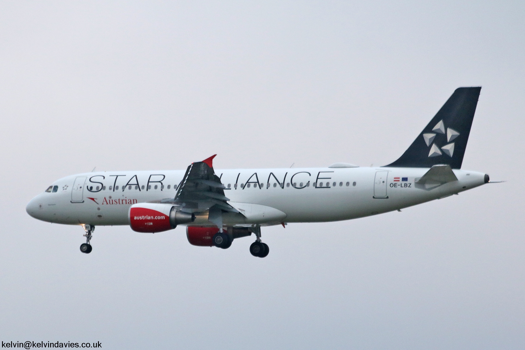 Austrian Airlines A320 OE-LBZ